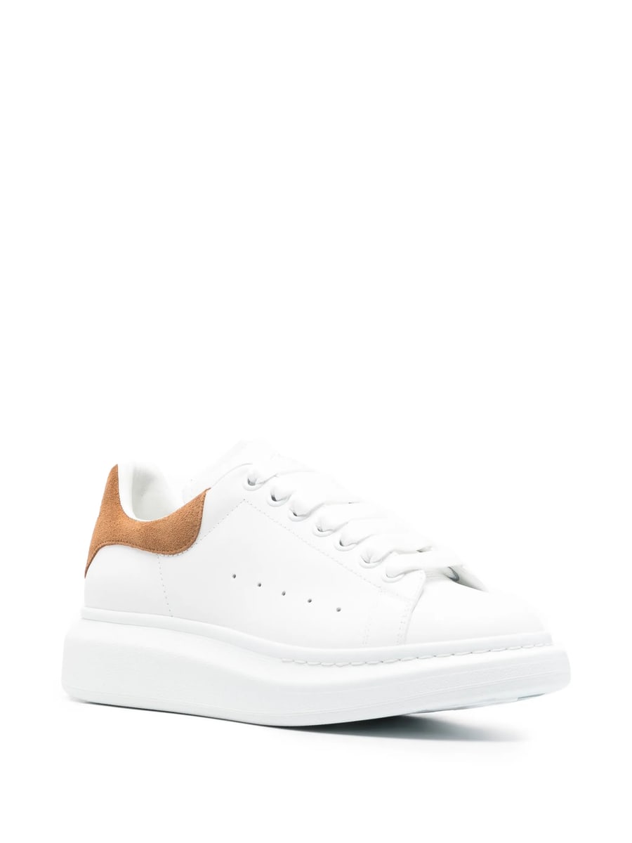 Alexander McQueen Alexander Mcqueen Leather Sneakers, view 4