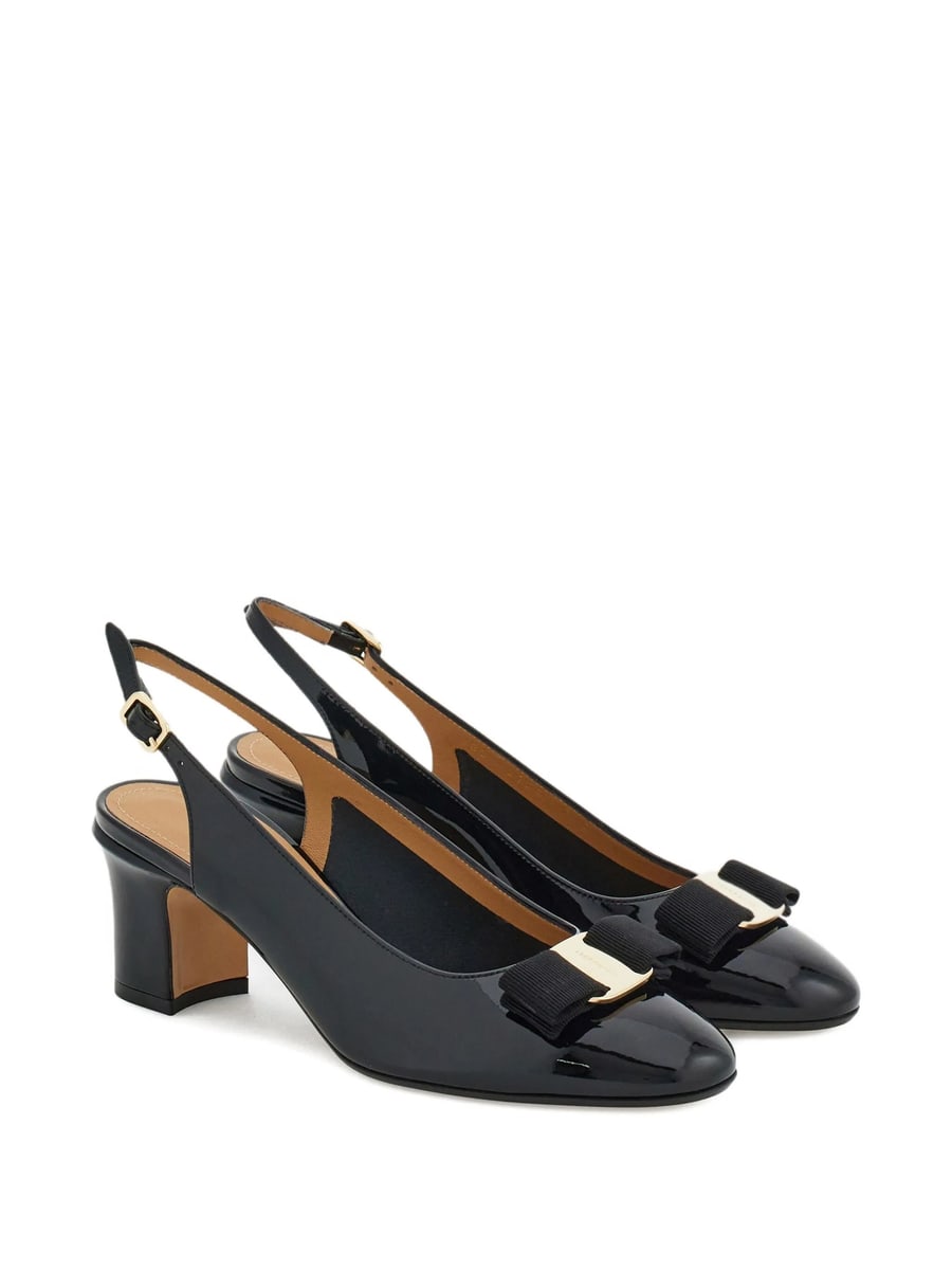 Ferragamo Ferragamo Vara Bow Slingback Pumps, view 2