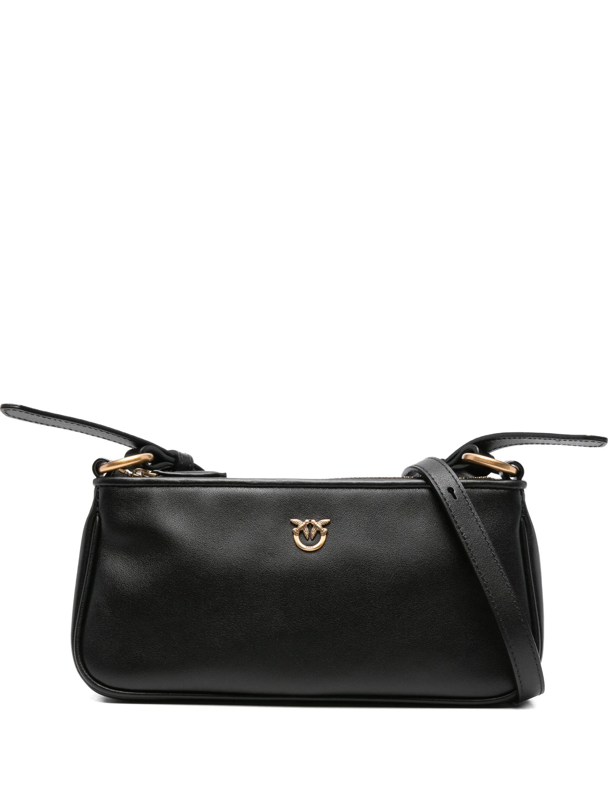 Pinko Pinko Leather Mini Half Moon Crossbody Bag