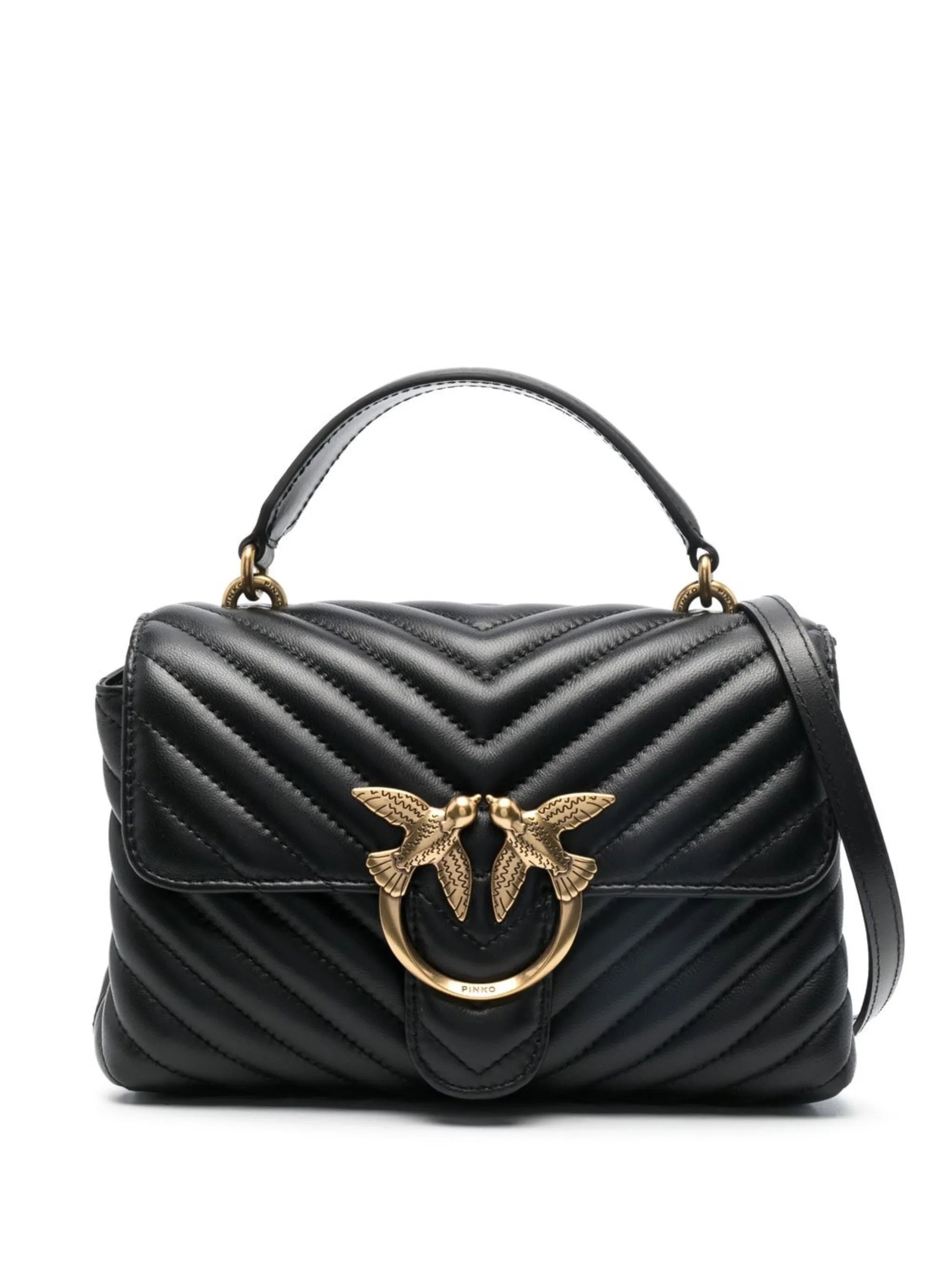 Pinko Pinko Small Love Lady Puff Quilted Top-handle Bag