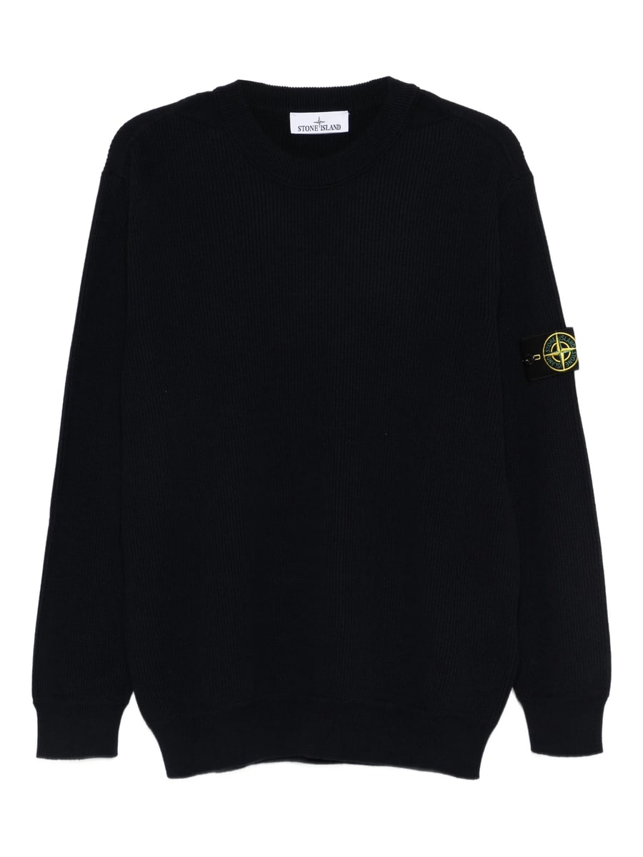 Stone Island Stone Island Ribbed Patch Sweater