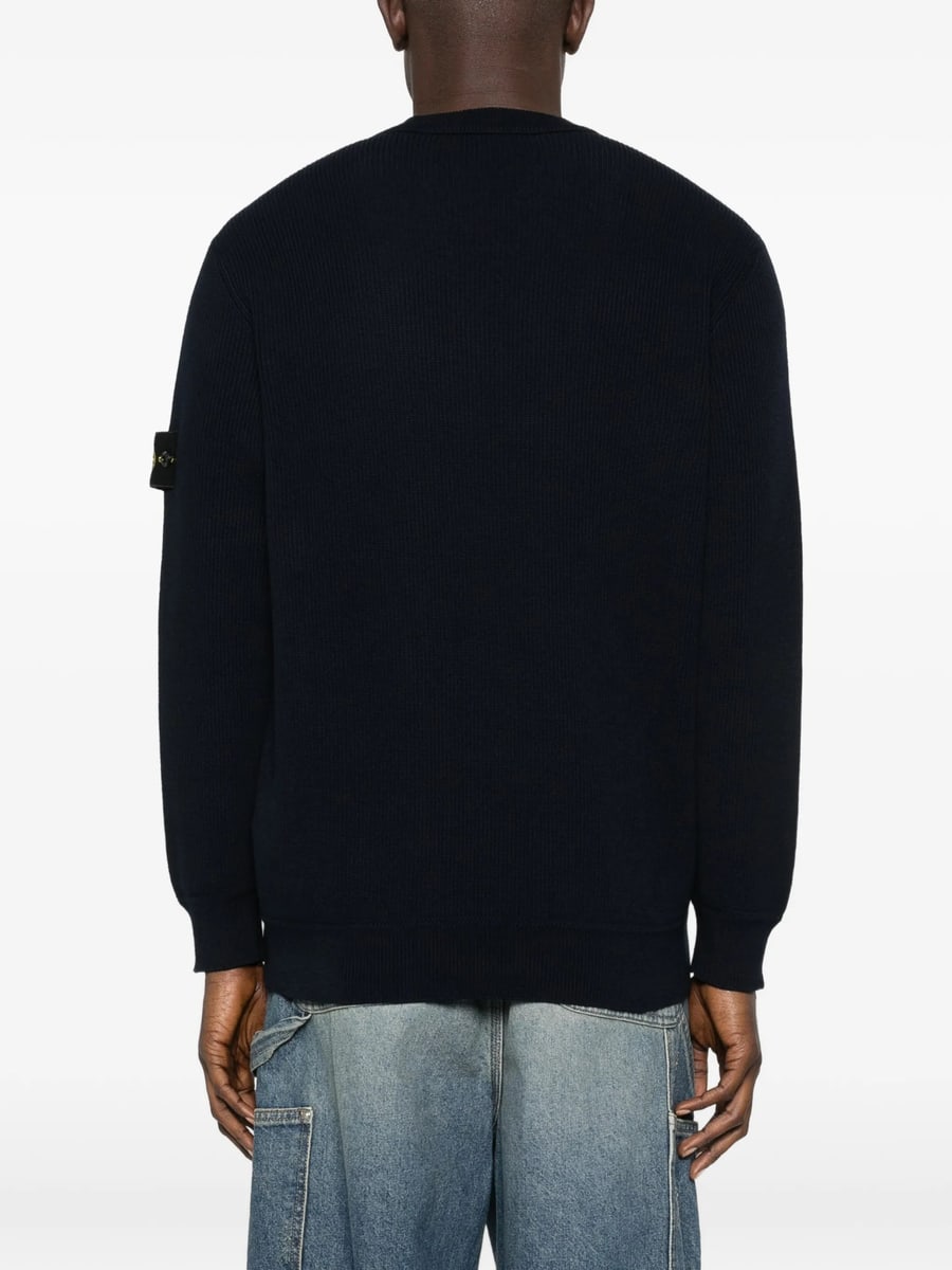 Stone Island Stone Island Ribbed Patch Sweater, view 2