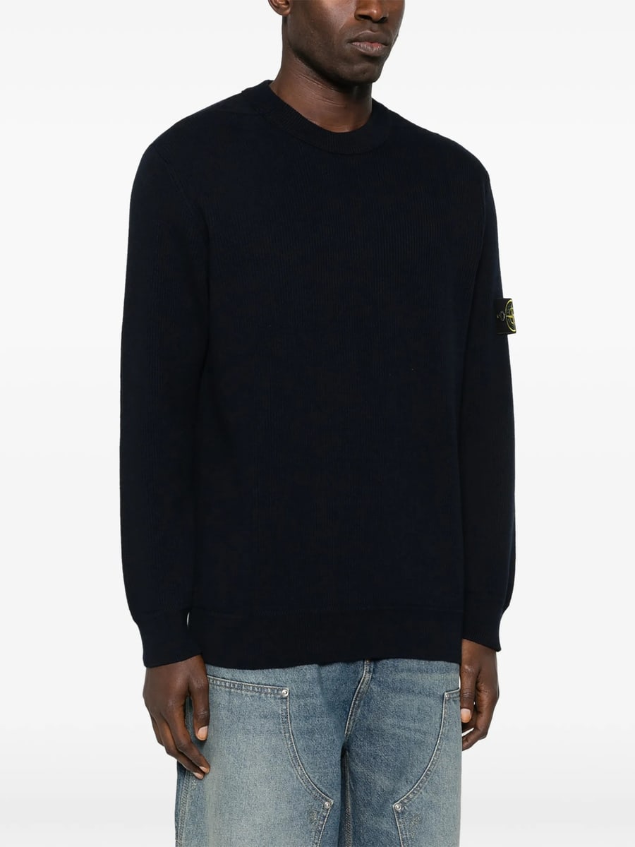 Stone Island Stone Island Ribbed Patch Sweater, view 4