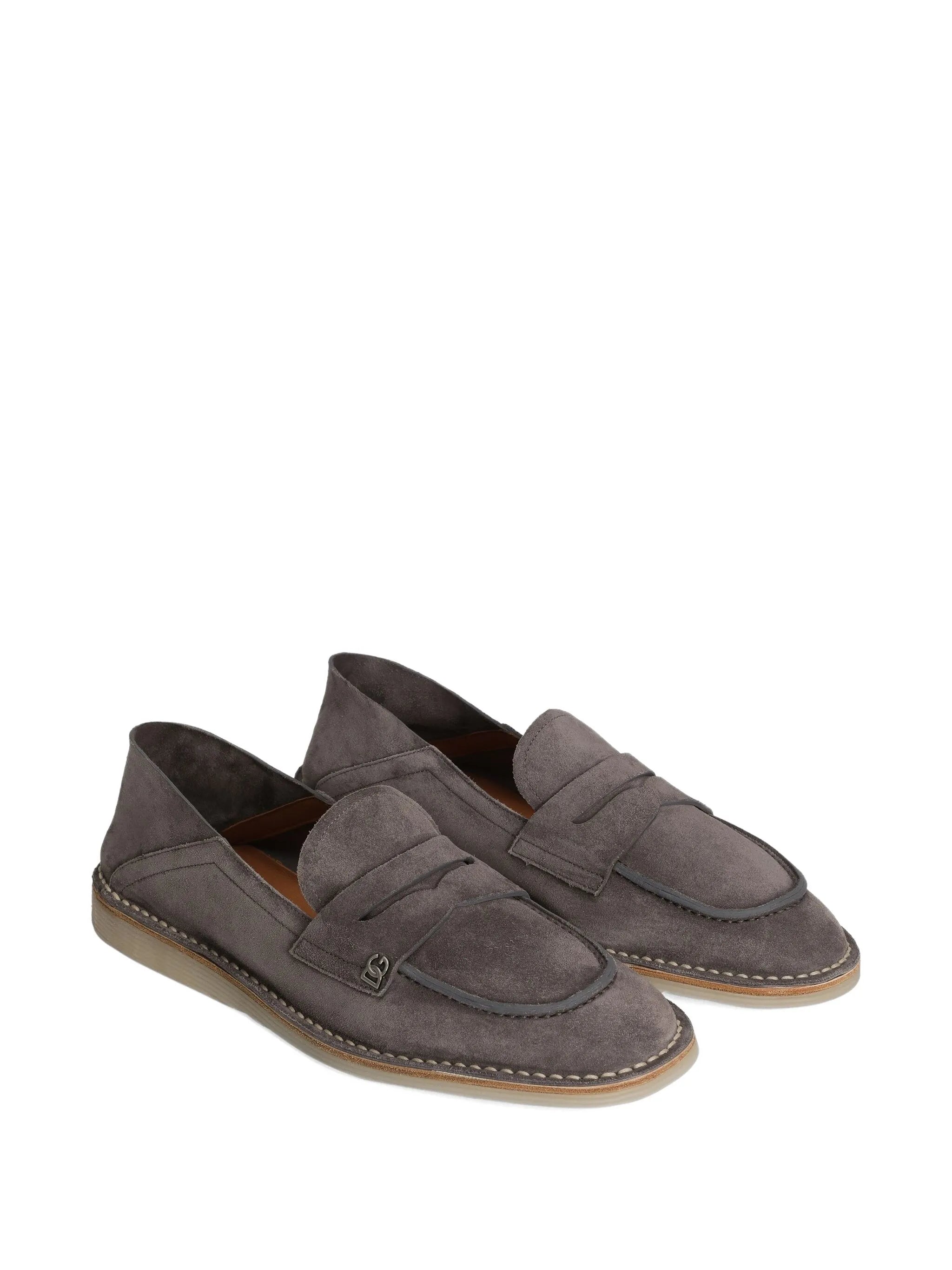 Dolce & Gabbana Dolce & Gabbana Logo-plaque Penny Loafers, view 2