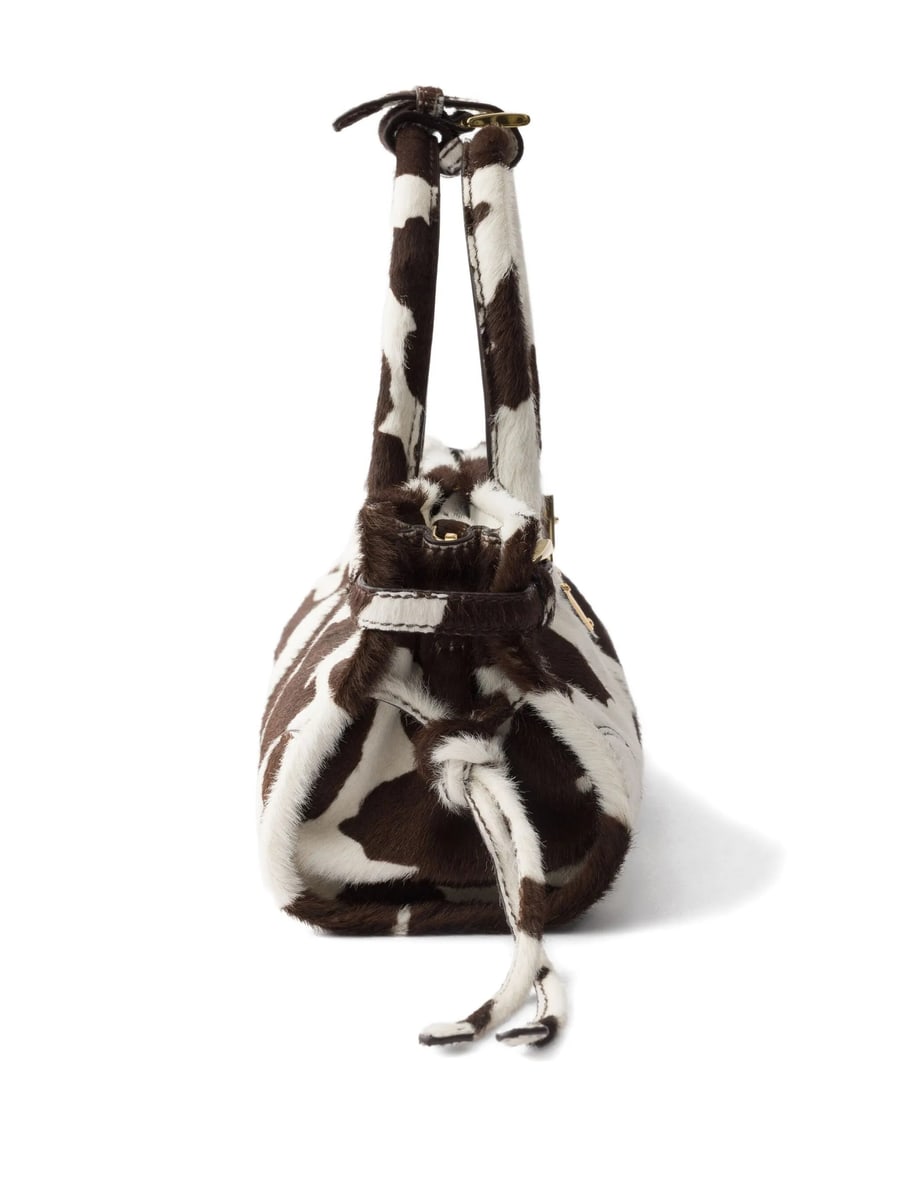 Prada Prada Bonnie Mini Printed Leather Handbag, view 2