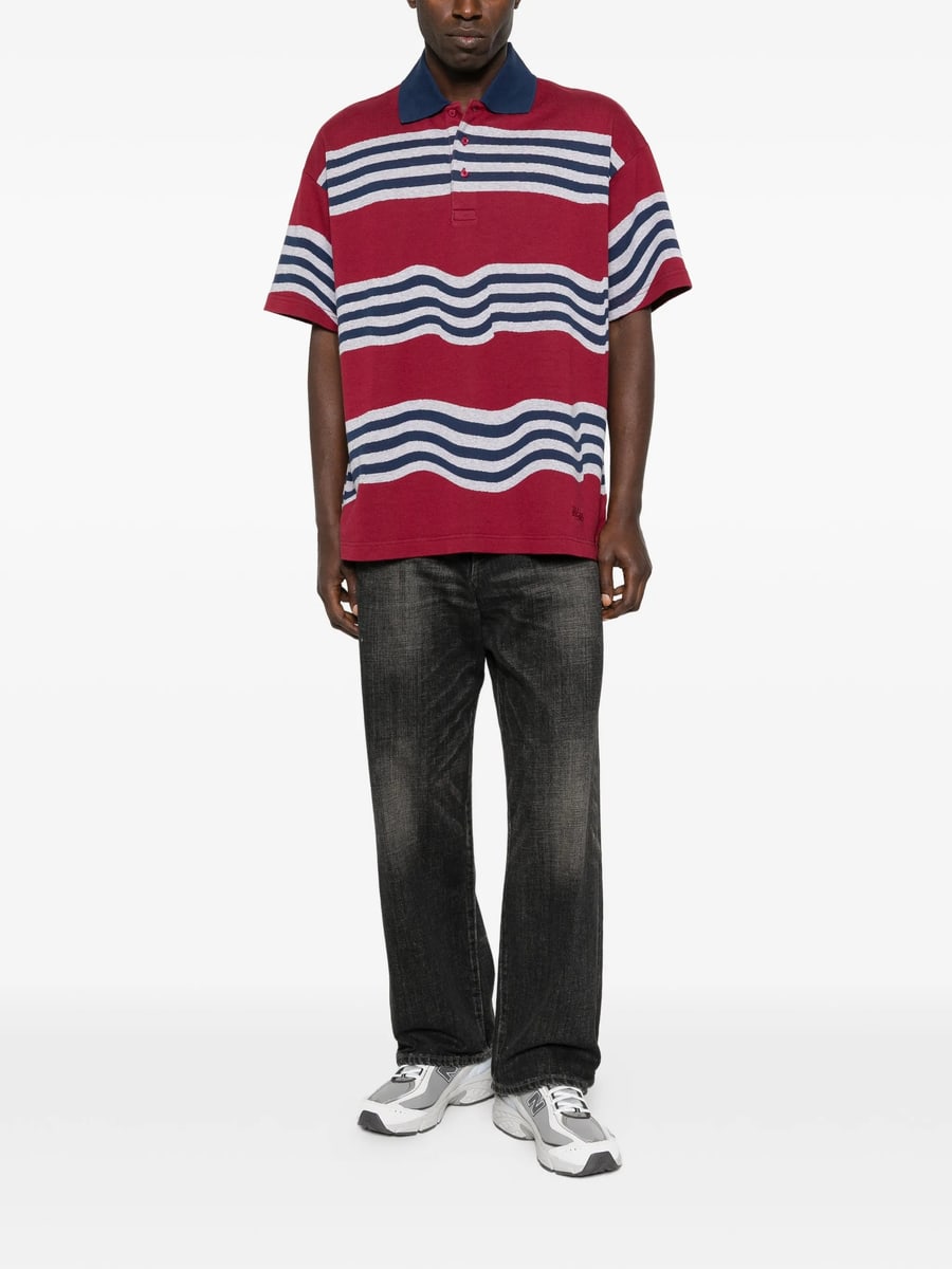 Napapijri Napapijri Striped Polo Shirt, view 5