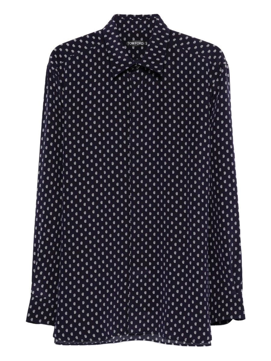 Tom Ford Tom Ford Paisley-pattern Shirt