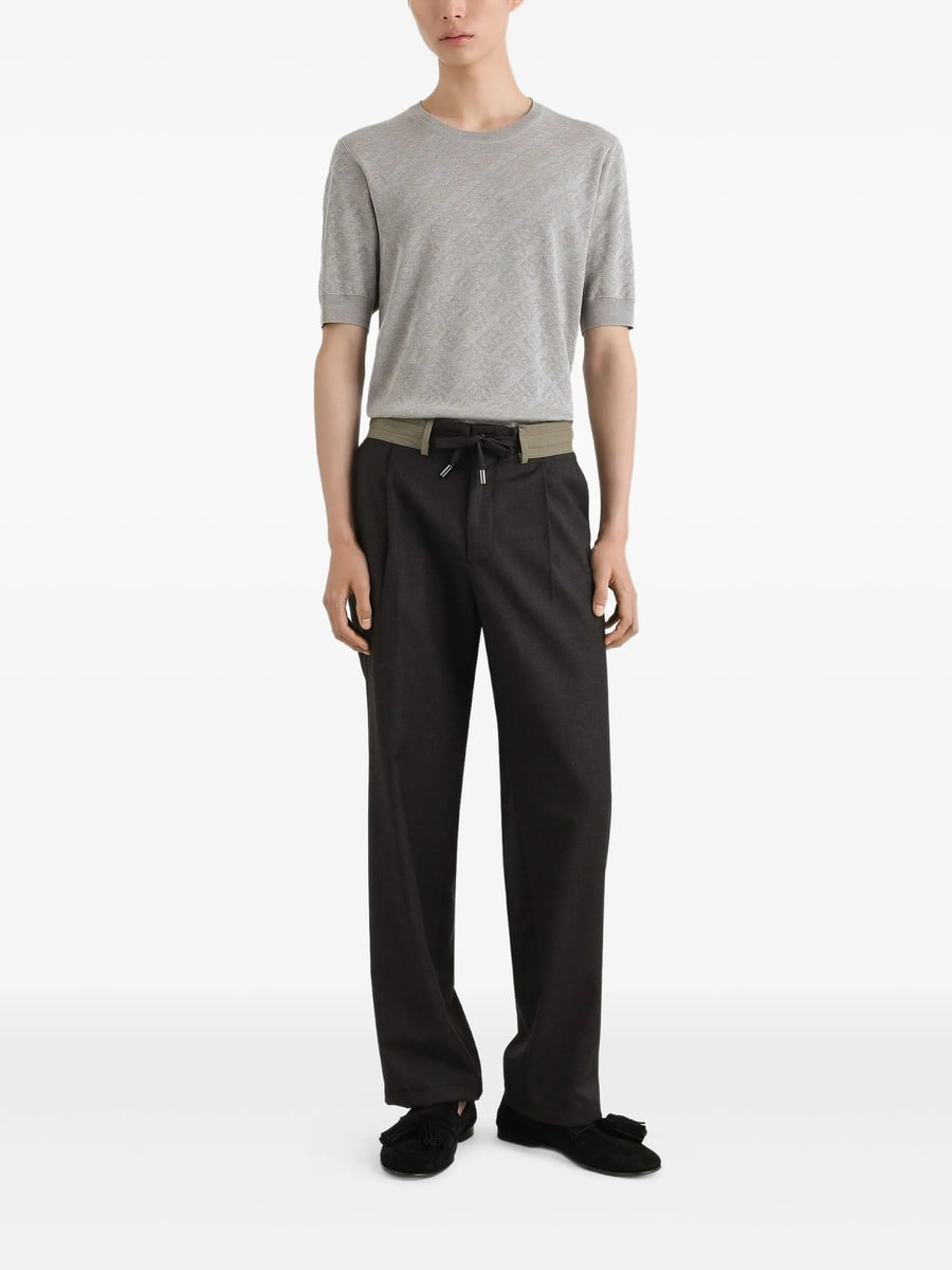 Dolce & Gabbana Dolce & Gabbana Textured Short-sleeve T-shirt, view 5