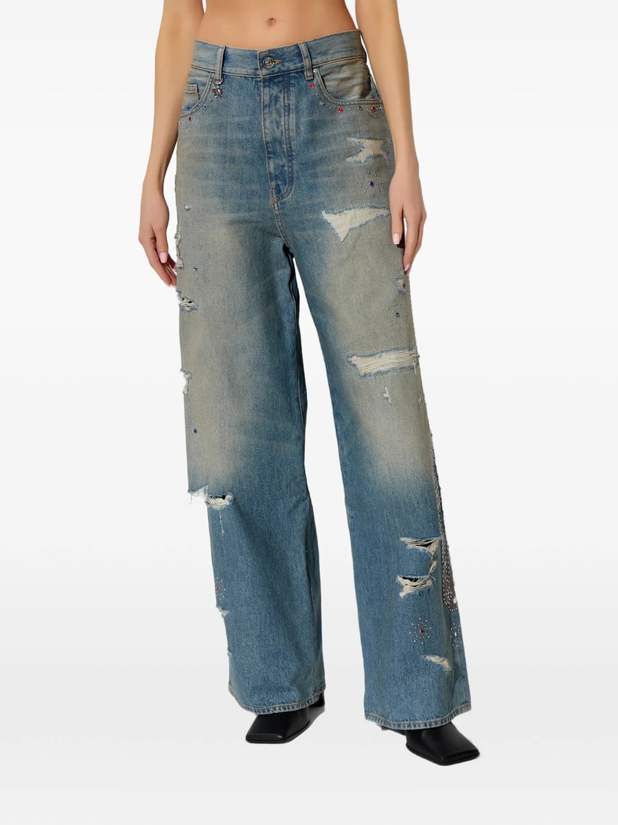 Amiri Amiri Bones Studded Jeans, view 3