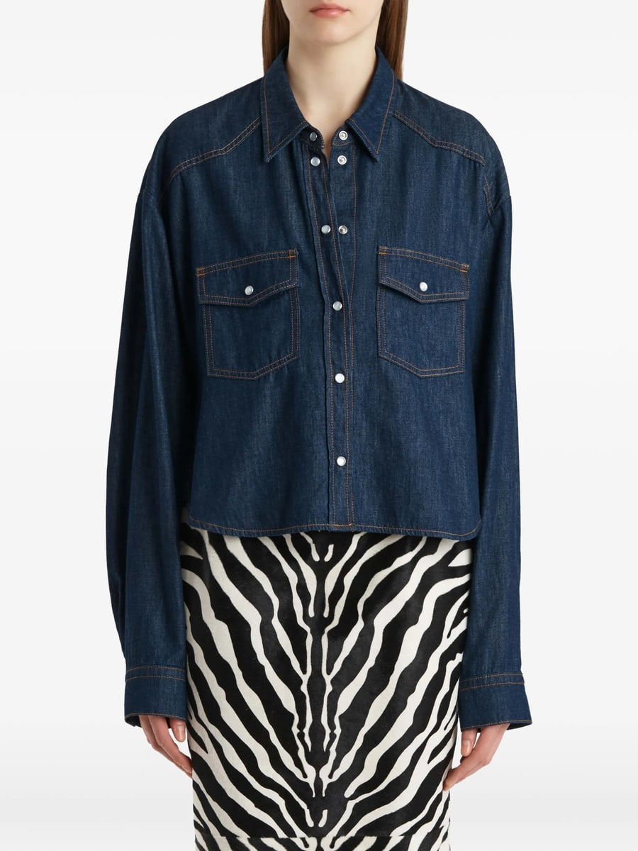 Khaite Khaite Grenon Patch-pocket Shirt, view 2