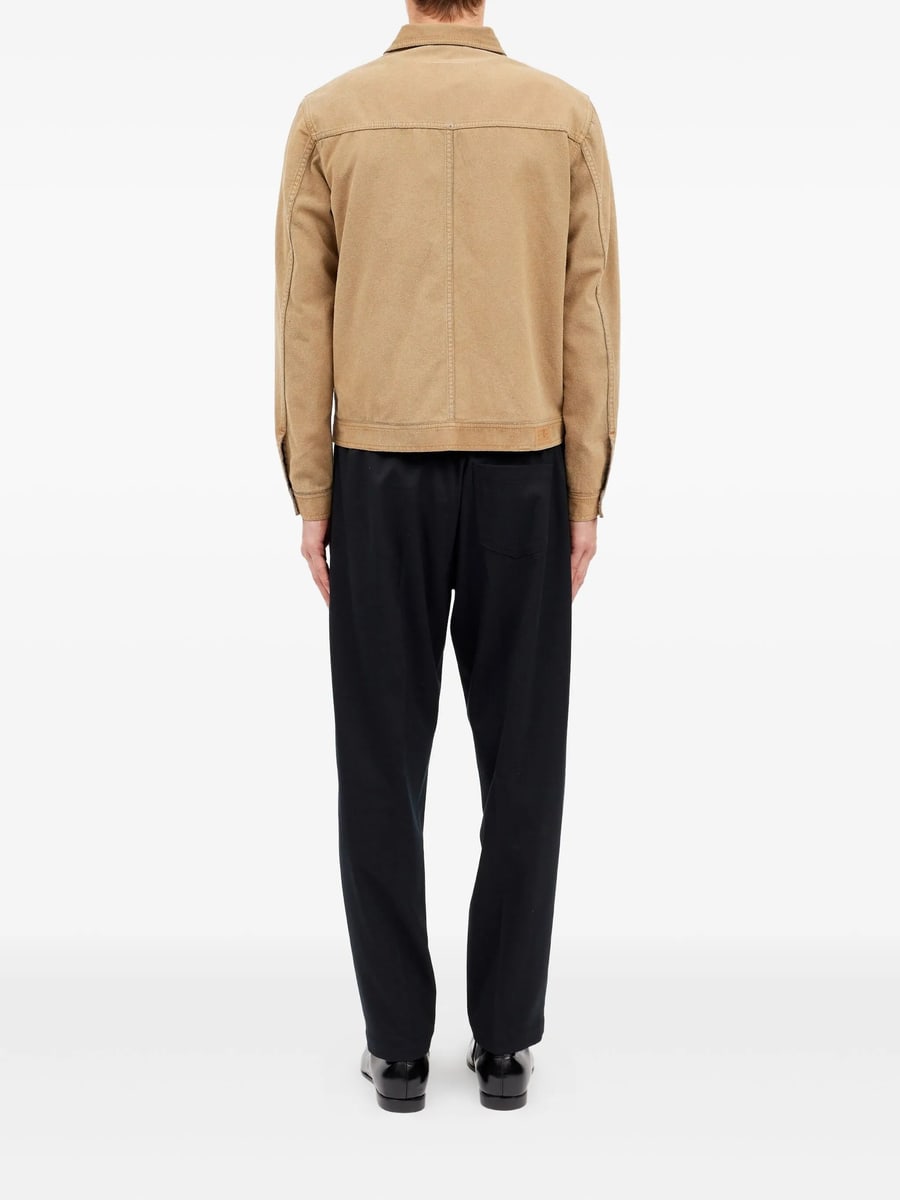 MM6 Maison Margiela Mm6 Maison Margiela Suede Effect Denim Jacket, view 2