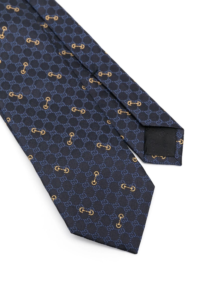 Gucci Gucci GG Supreme-pattern Silk Tie