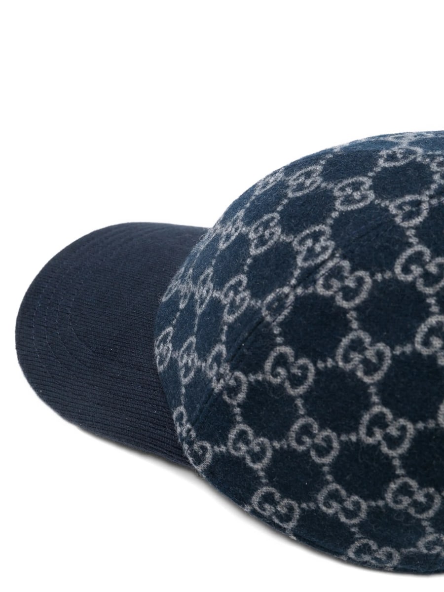 Gucci Gucci Logo-pattern Cap, view 2