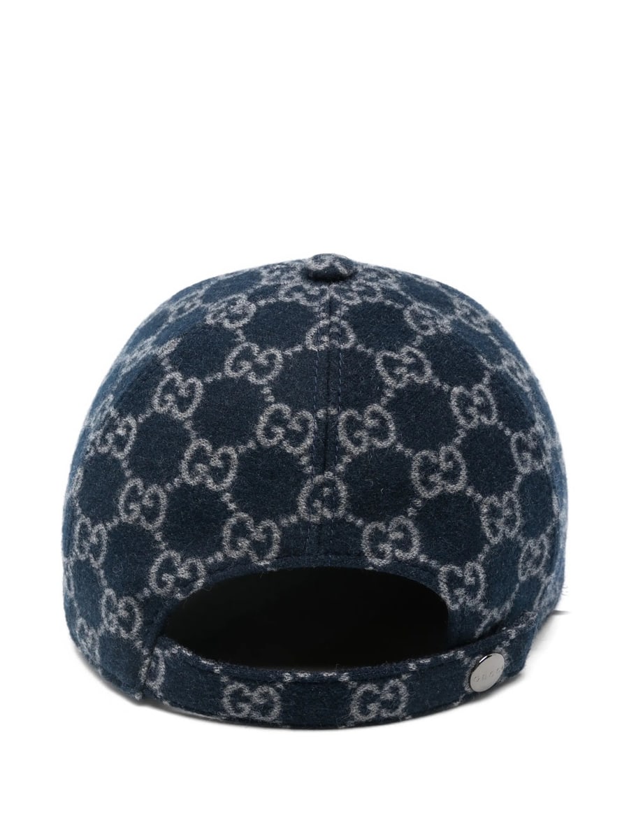 Gucci Gucci Logo-pattern Cap, view 3