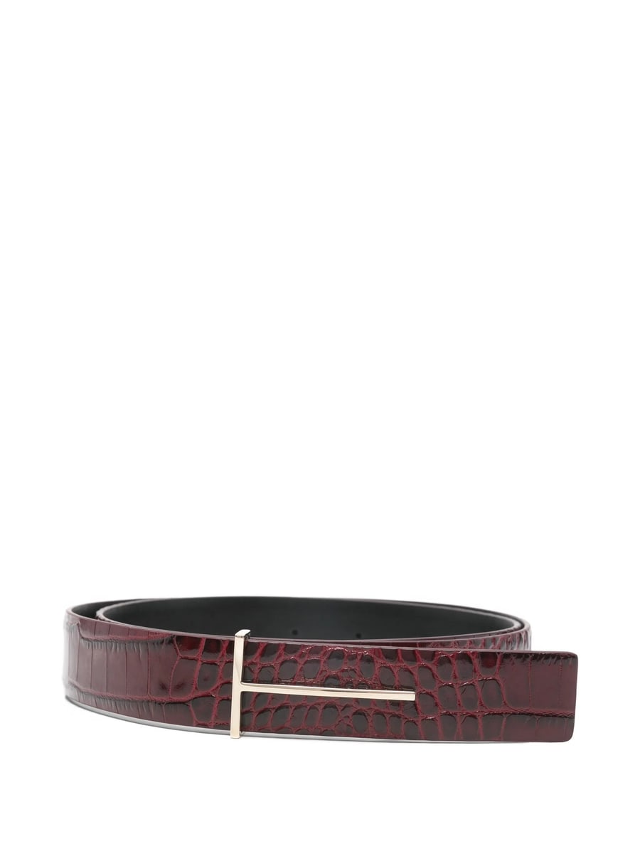 Tom Ford Tom Ford Embossed-leather Belt