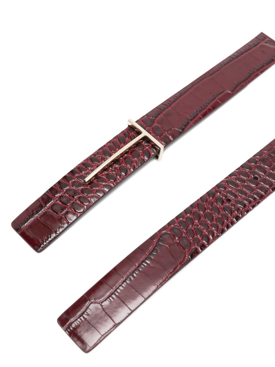 Tom Ford Tom Ford Embossed-leather Belt, view 2