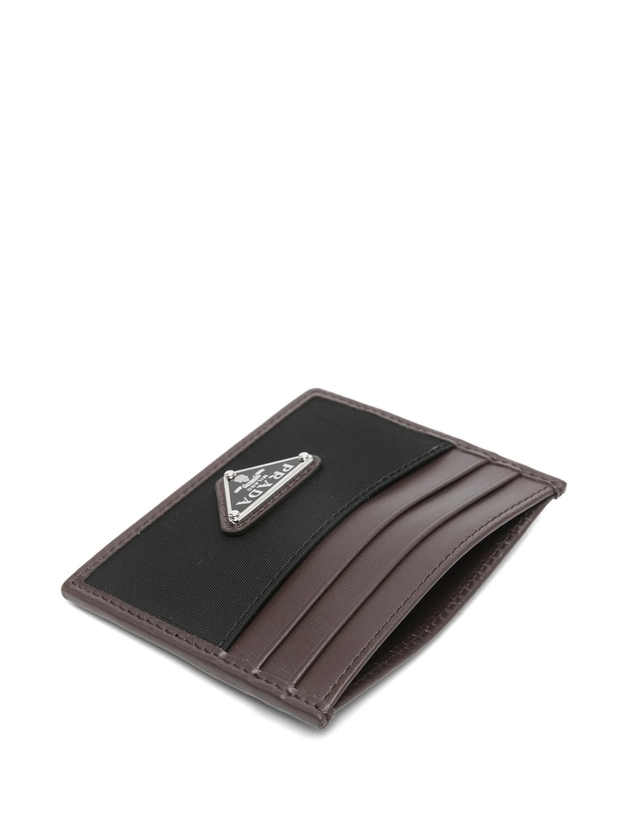 Prada Prada Logo-plaque Card Holder, view 2