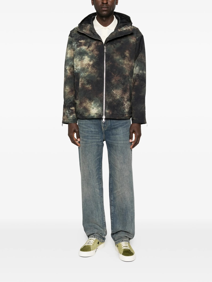 Cole Buxton Cole Buxton Camouflage-pattern Hooded Jacket, view 2