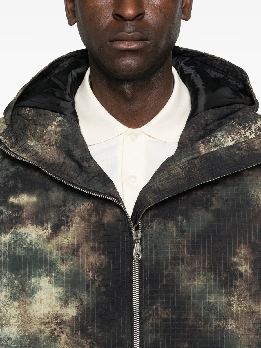 Cole Buxton Cole Buxton Camouflage-pattern Hooded Jacket, view 5