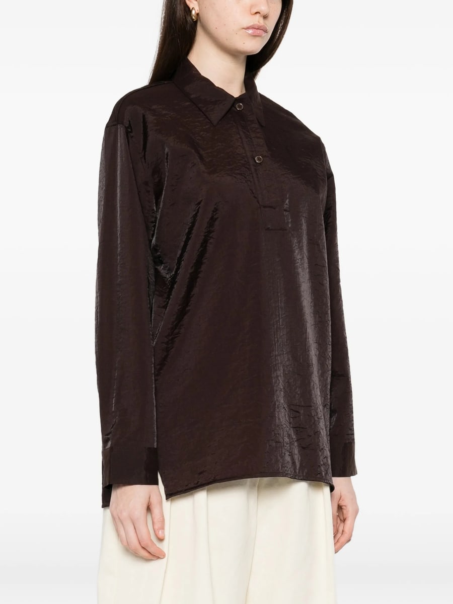 Studio Nicholson Studio Nicholson Polo-collar Shirt, view 2