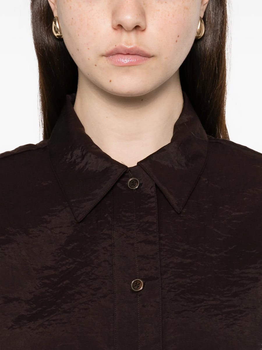 Studio Nicholson Studio Nicholson Polo-collar Shirt, view 5