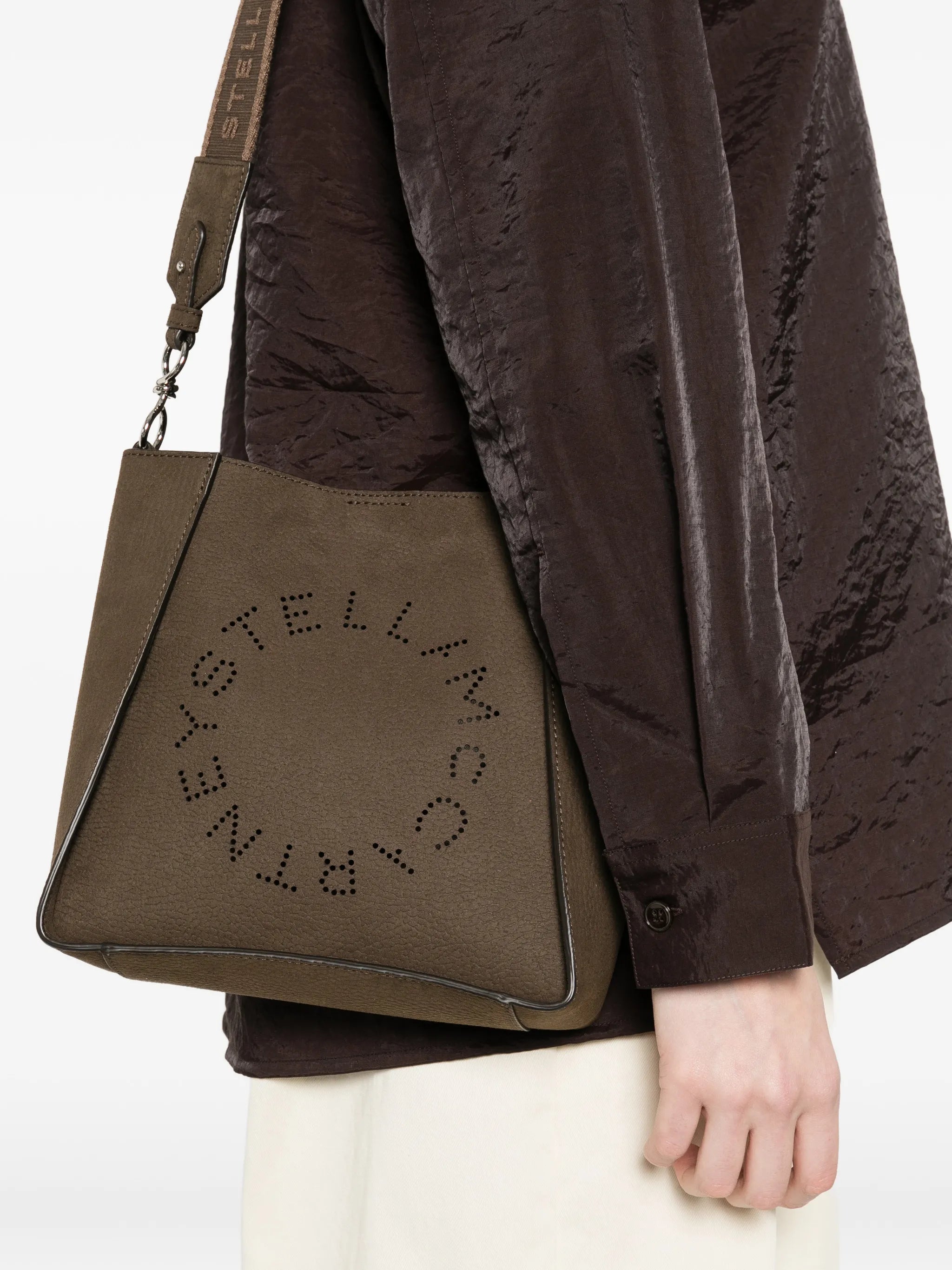 Stella McCartney Stella Mccartney Logo Square Crossbody Bag, view 2