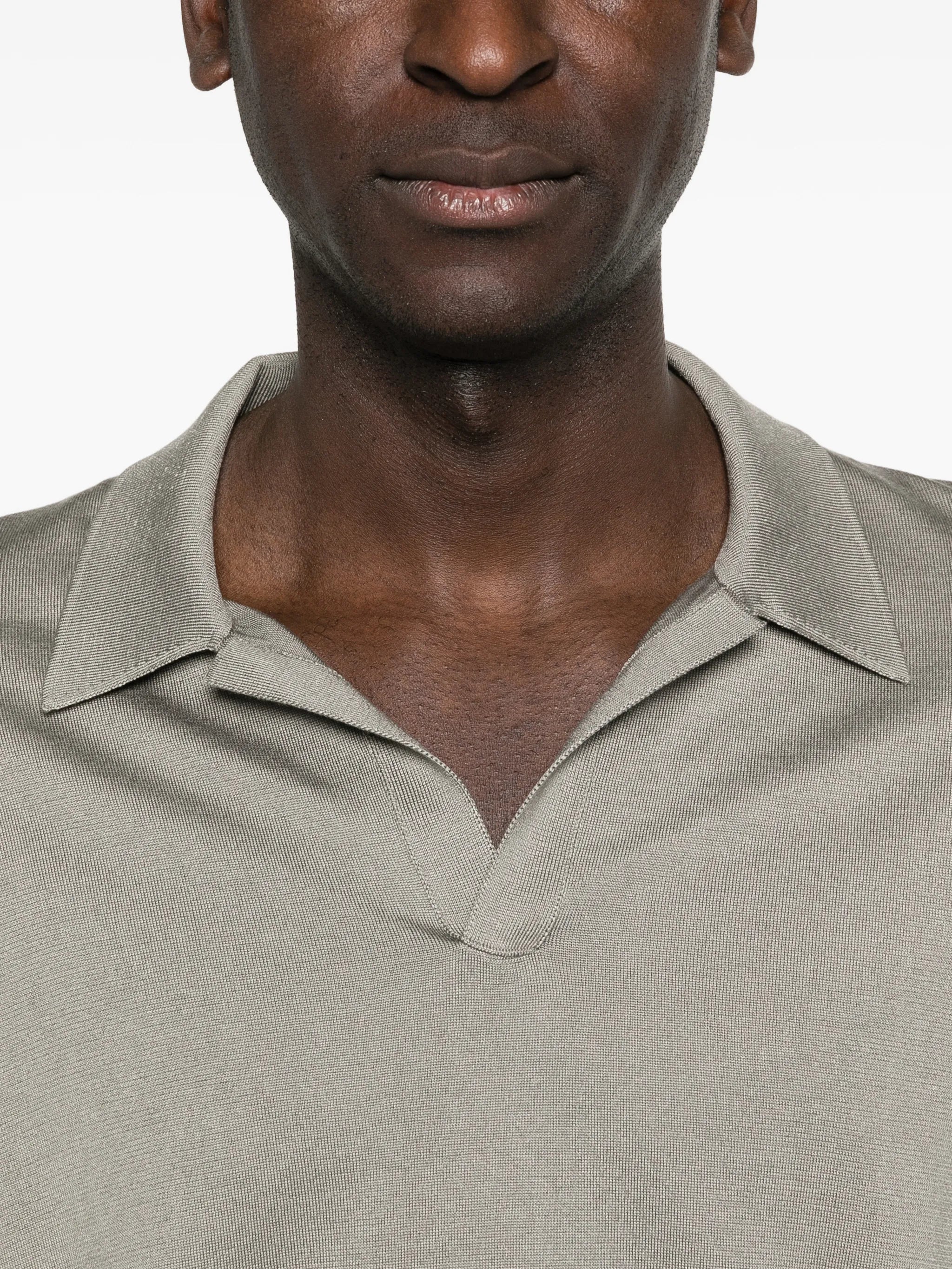 Dolce & Gabbana Dolce & Gabbana Collared Long-sleeve T-shirt, view 2