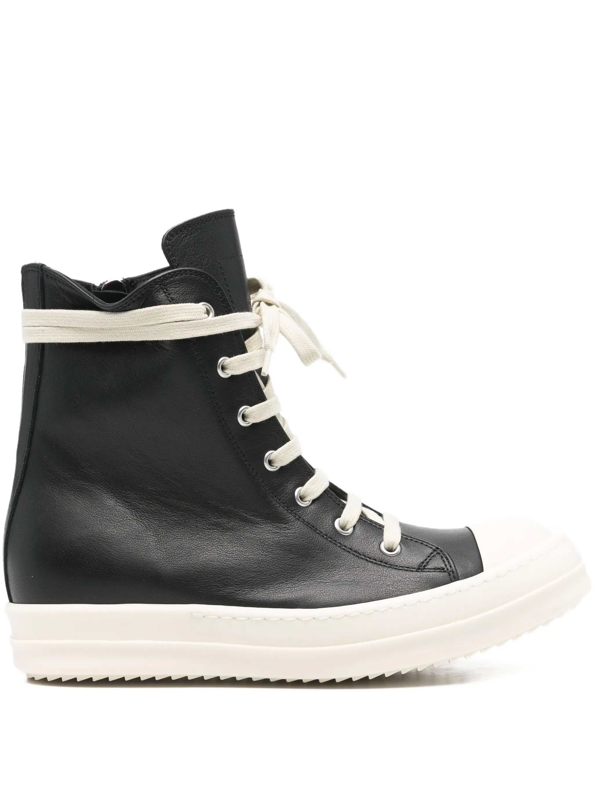 Rick Owens Rick Owens Lace-up Leather Sneakers