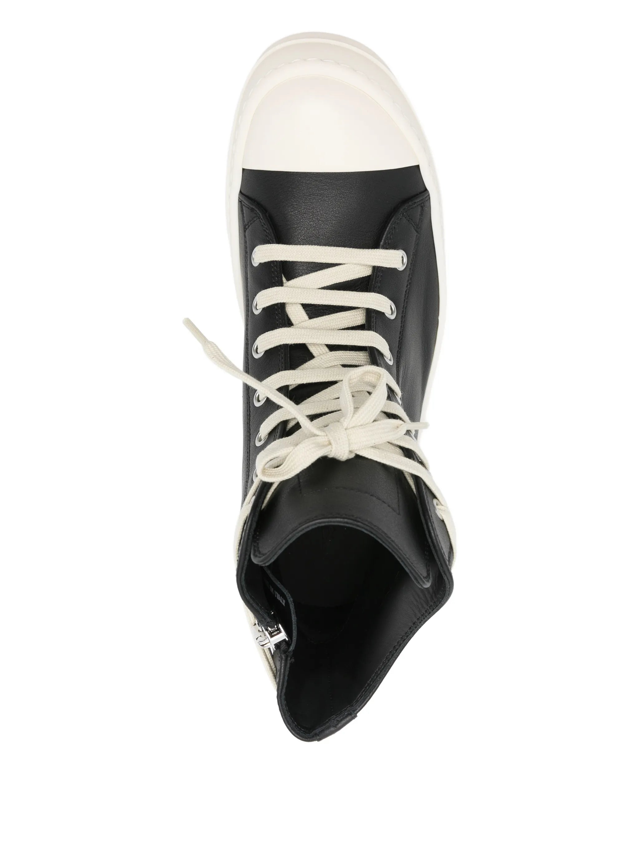 Rick Owens Rick Owens Lace-up Leather Sneakers, view 2