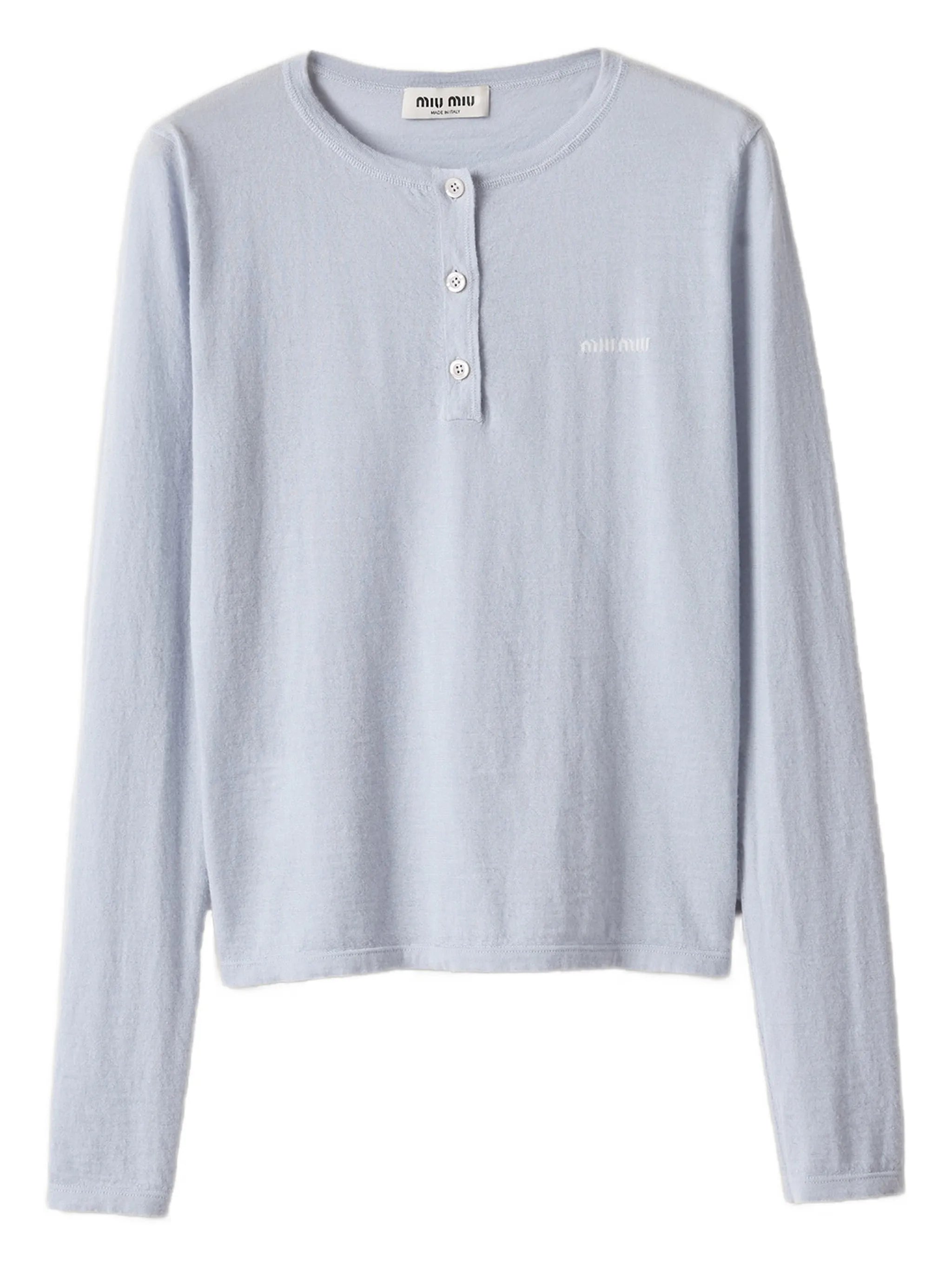 Miu Miu Miu Miu Cashmere Henley Sweater