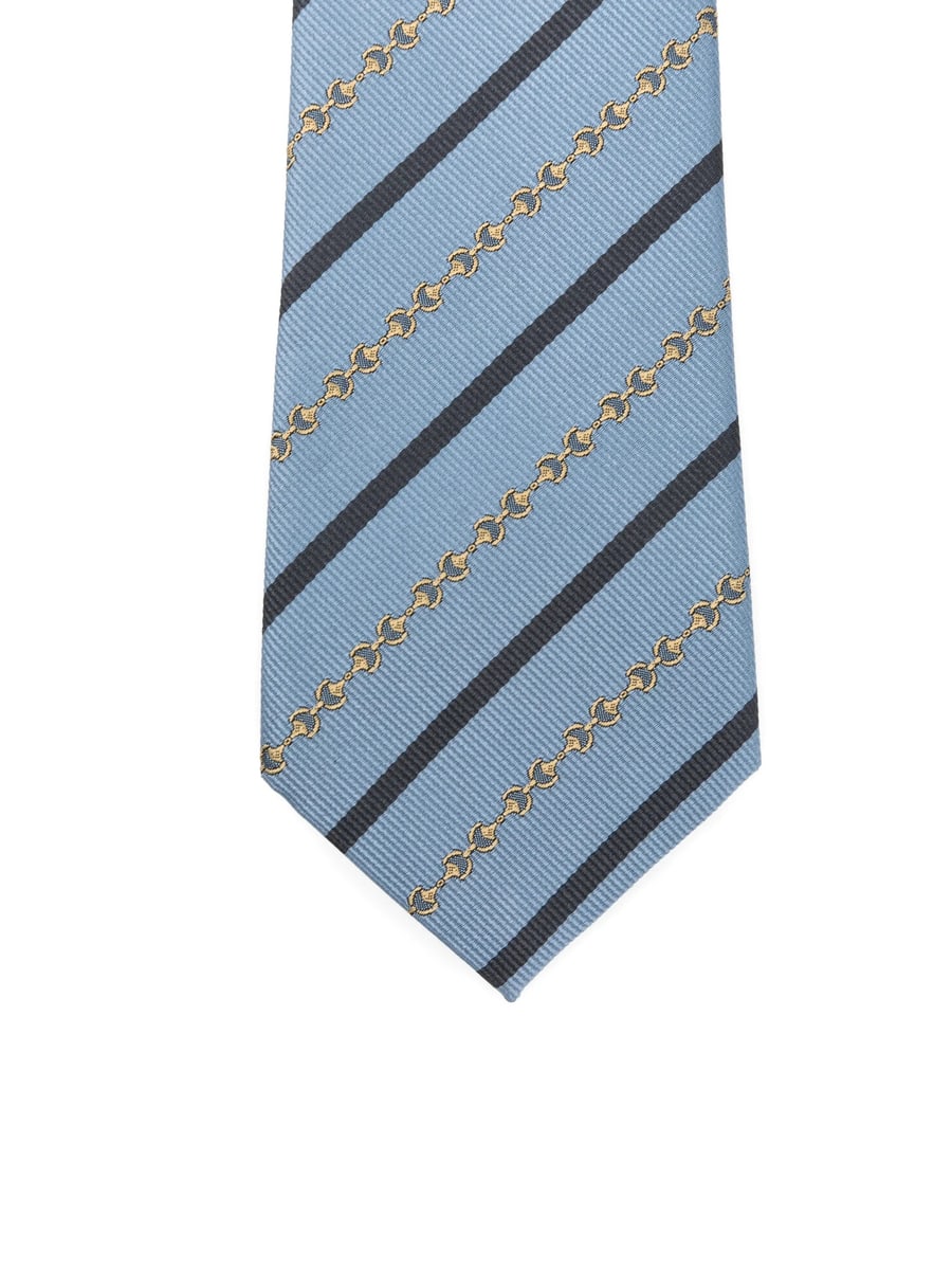 Gucci Gucci Striped Chain Tie, view 3