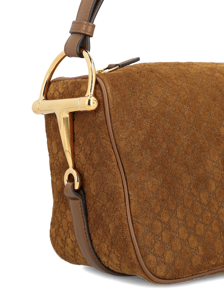 Gucci Gucci Medium Half Horsebit Shoulder Bag, view 3