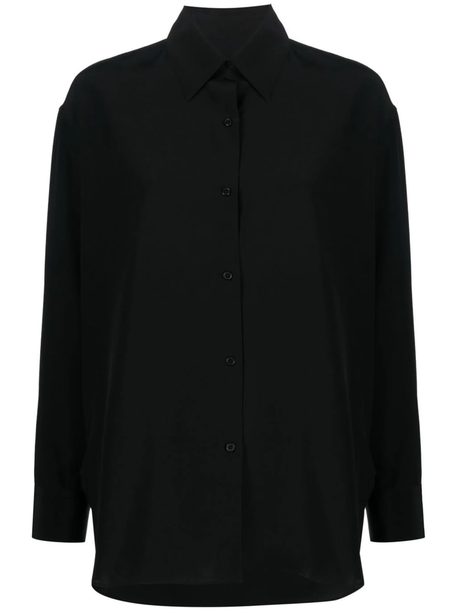 Nili Lotan Nili Lotan Silk Long-sleeved Shirt
