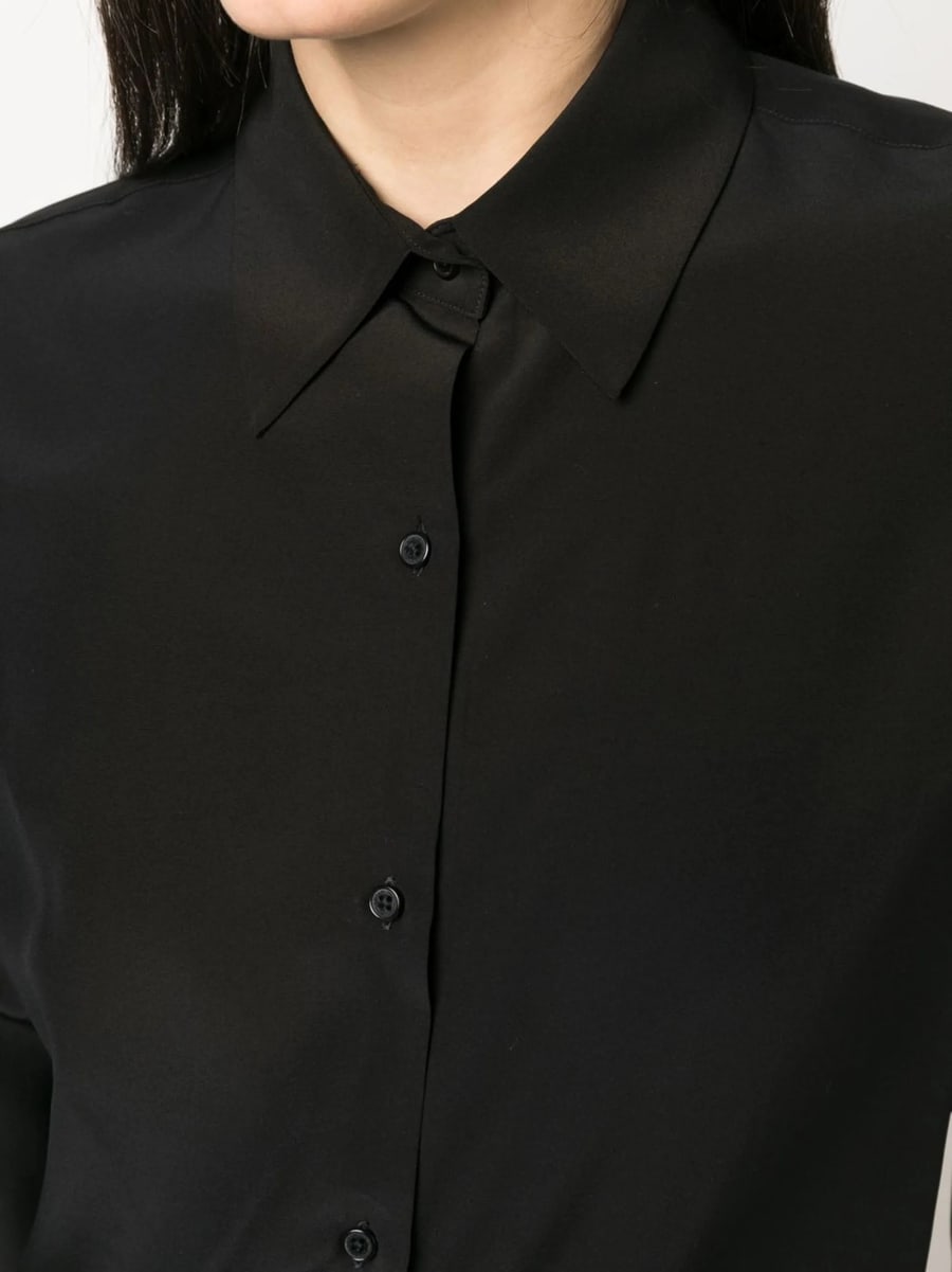 Nili Lotan Nili Lotan Silk Long-sleeved Shirt, view 4