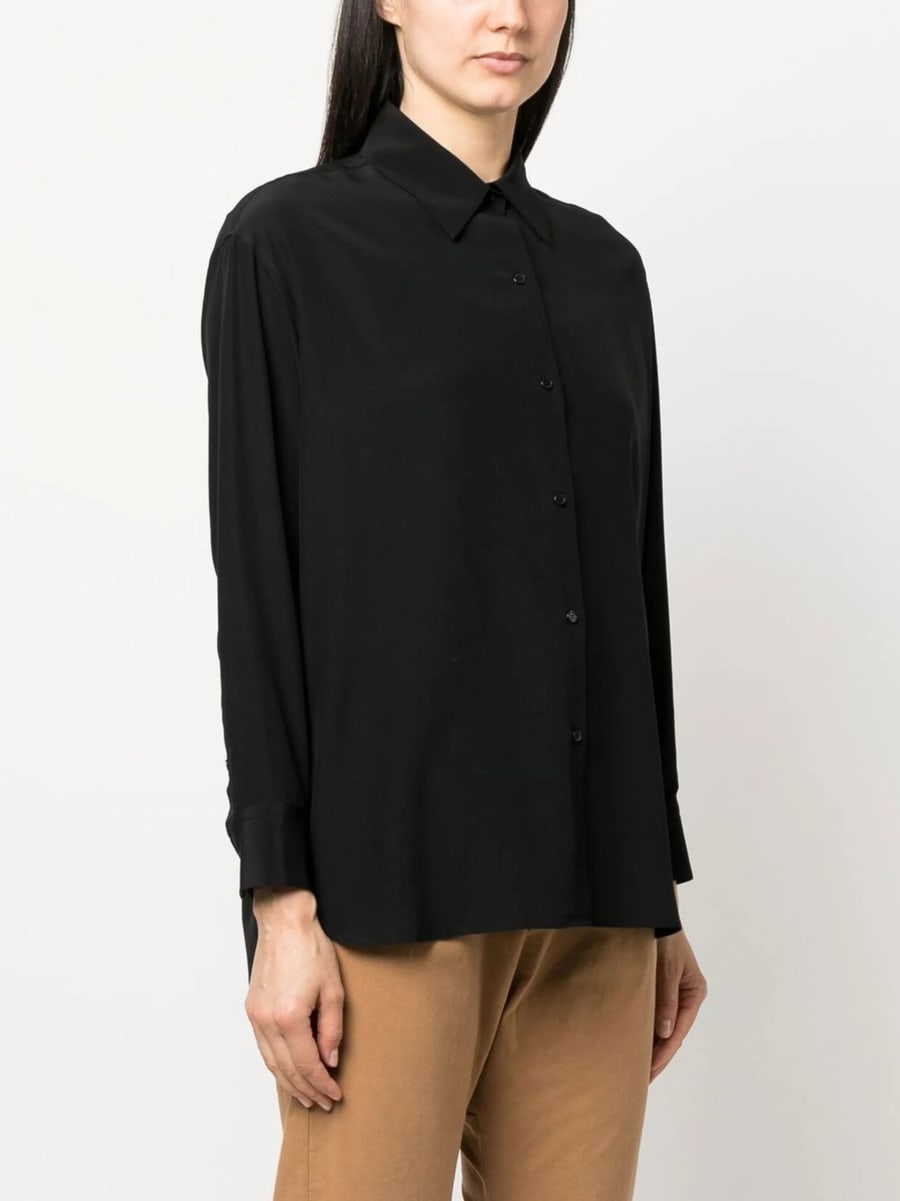 Nili Lotan Nili Lotan Silk Long-sleeved Shirt, view 5