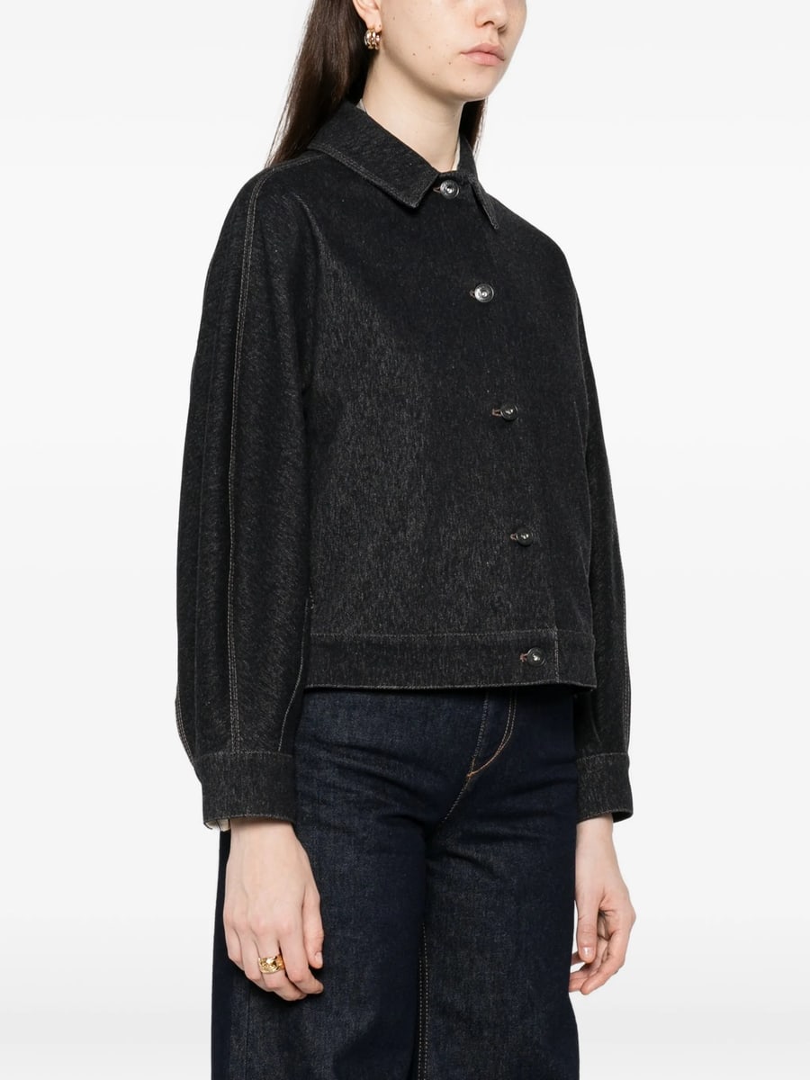Max Mara Max Mara Long Sleeves Cropped Jacket, view 3