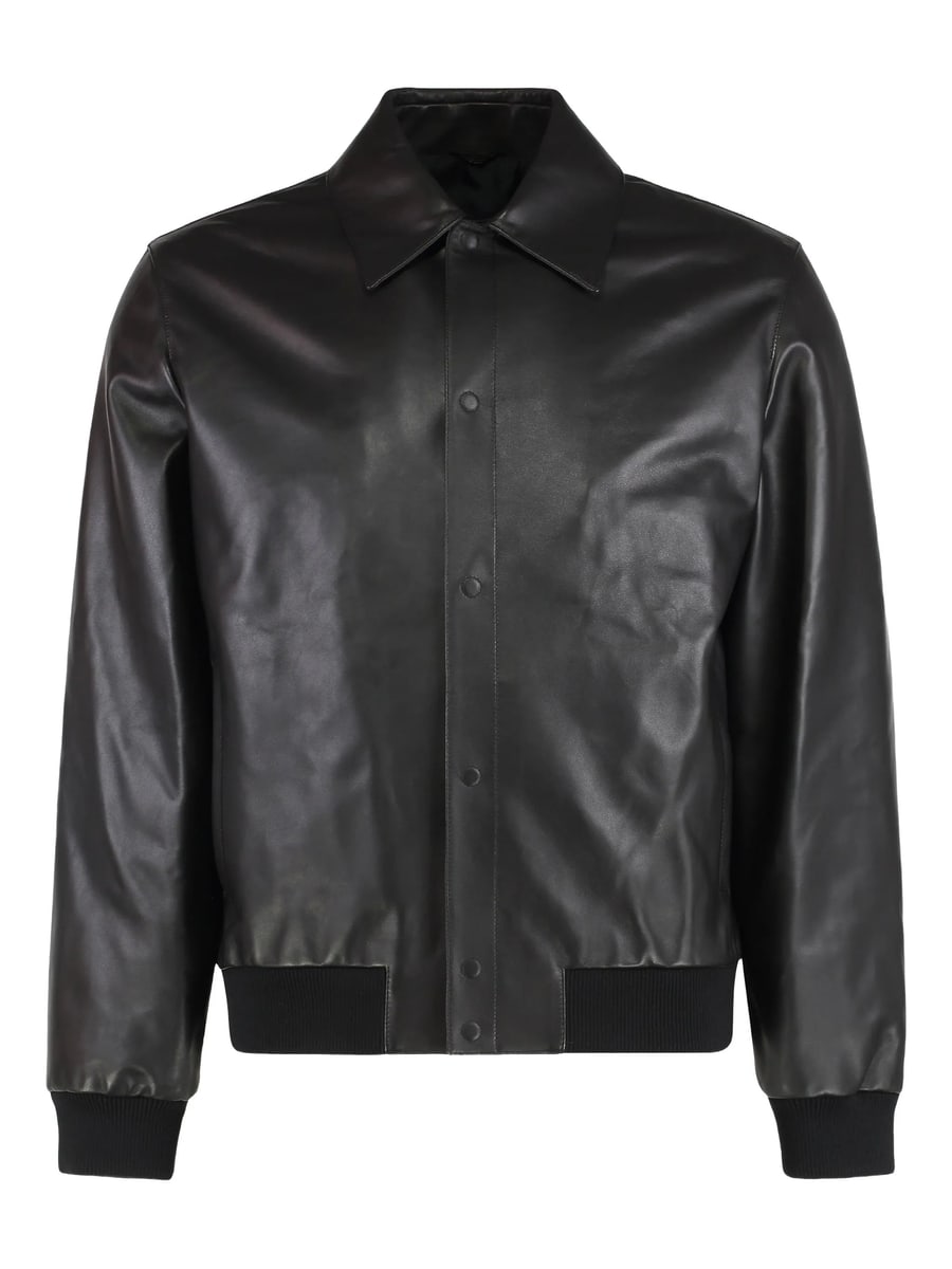 Fendi Fendi Leather Blouson Jacket