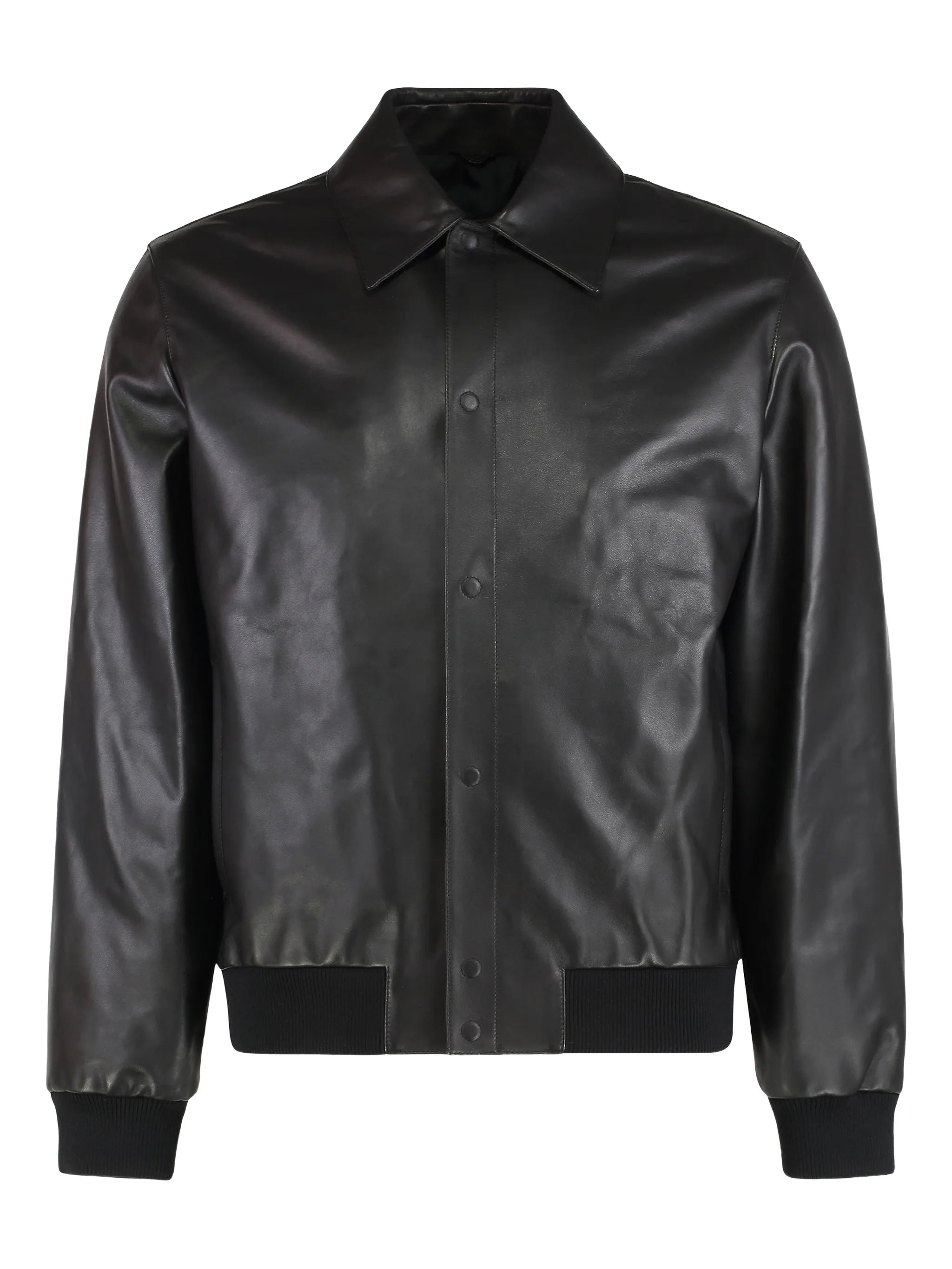 Fendi Fendi Leather Blouson Jacket