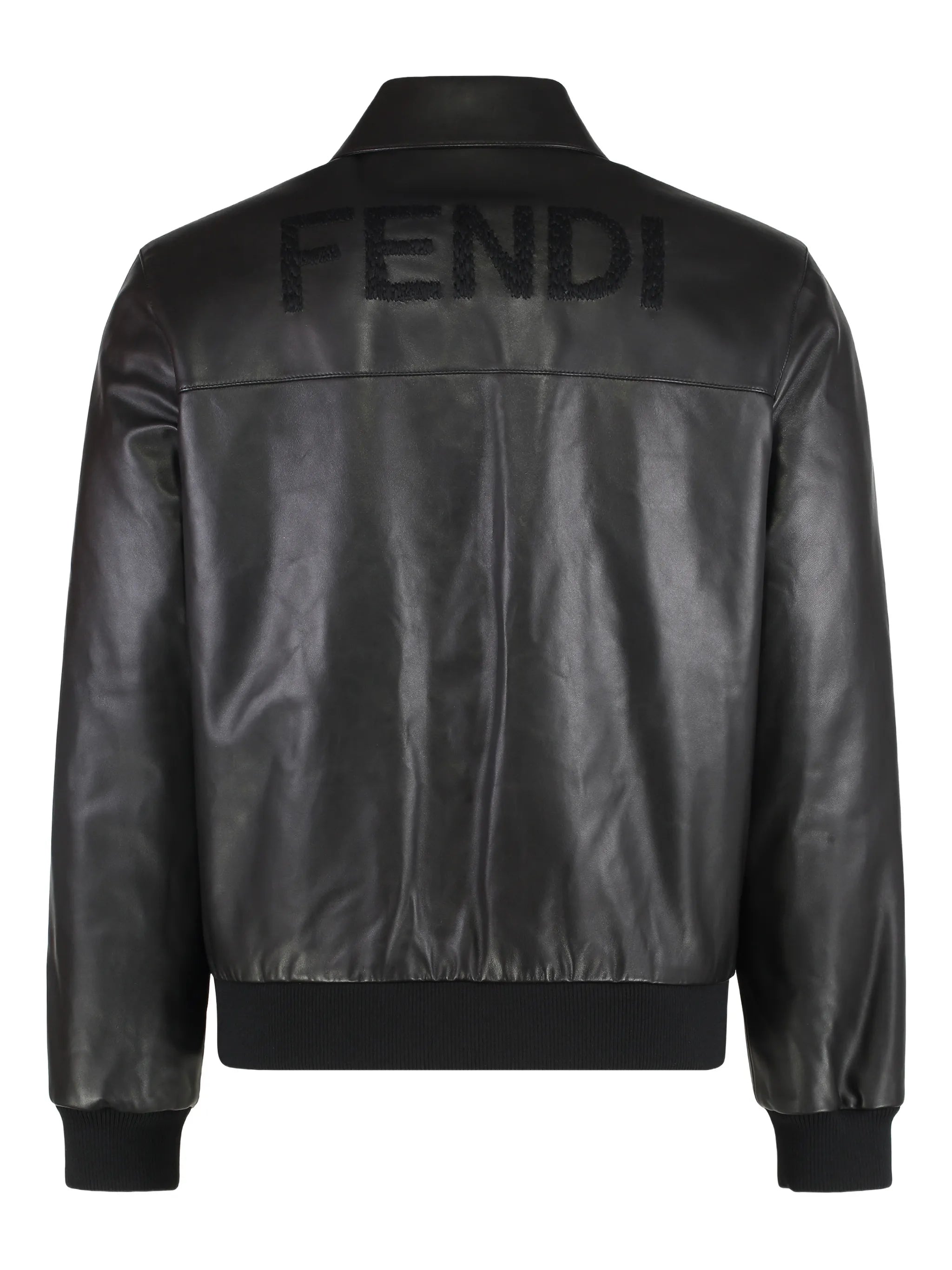Fendi Fendi Leather Blouson Jacket, view 2
