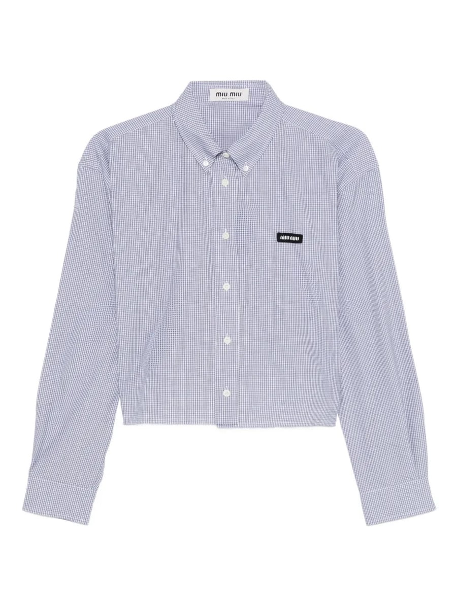 Miu Miu Miu Miu Checked Shirt