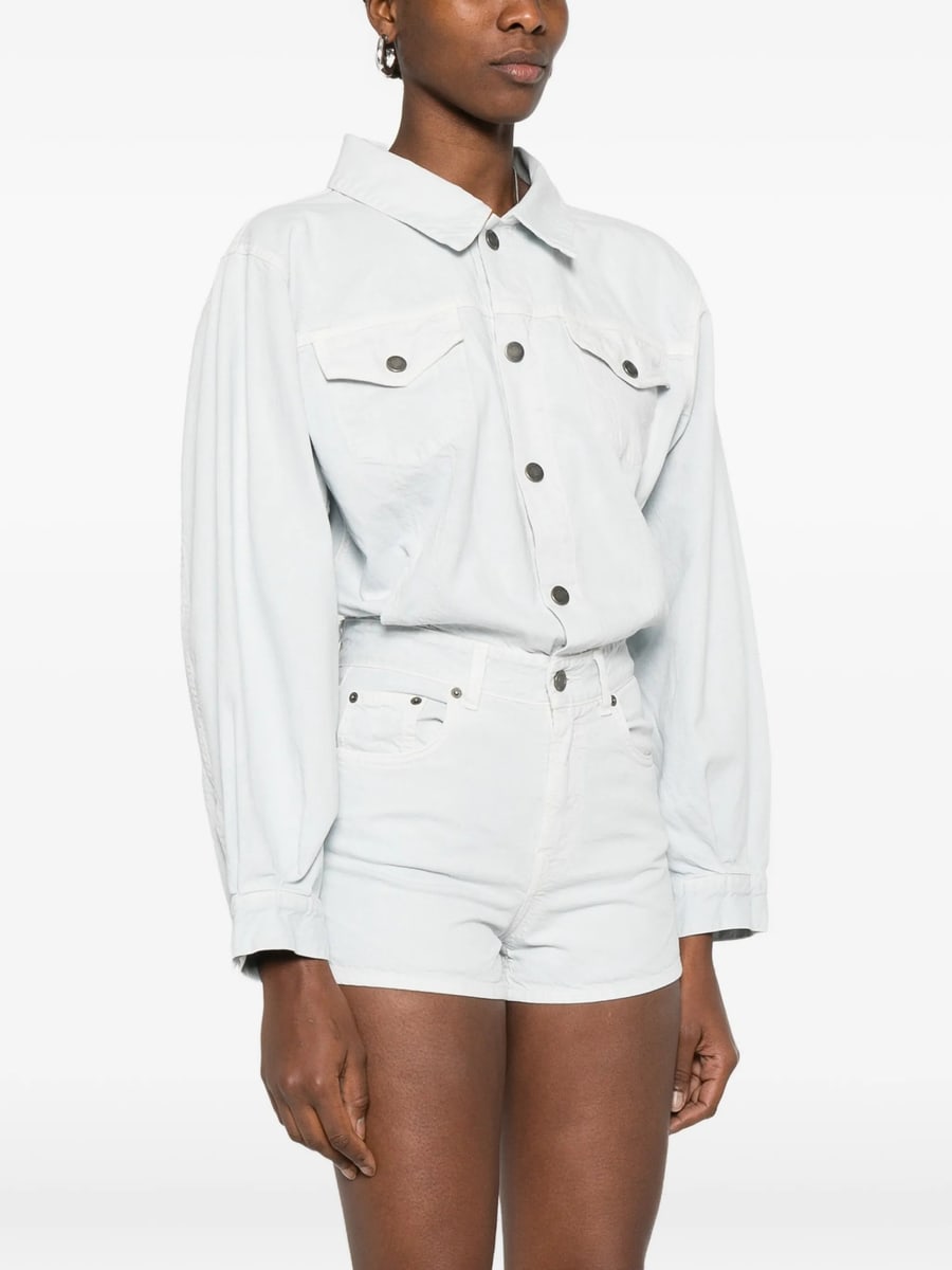 Haikure Haikure Button-fastening Playsuit, view 3