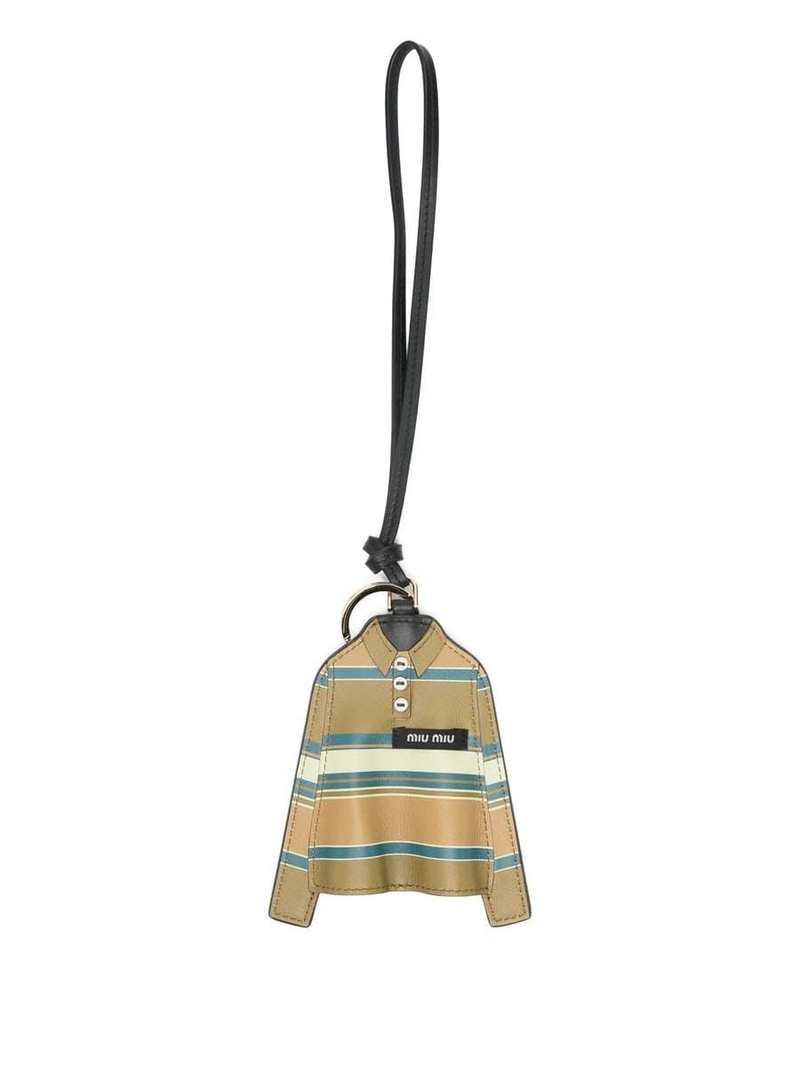 Miu Miu Miu Miu Leather Key Ring Trick