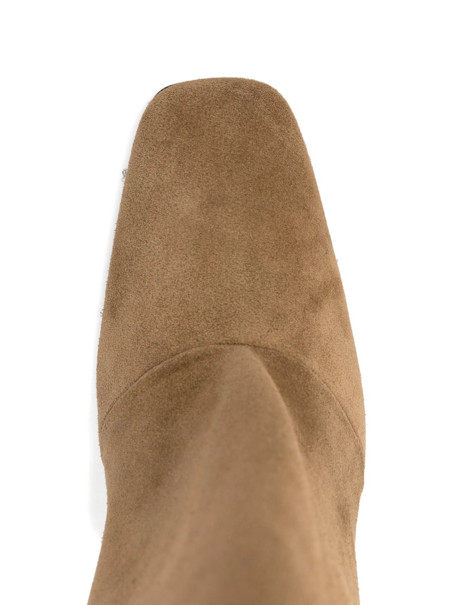 Coperni Coperni Square-toe Heeled Knee-high Boots, view 2