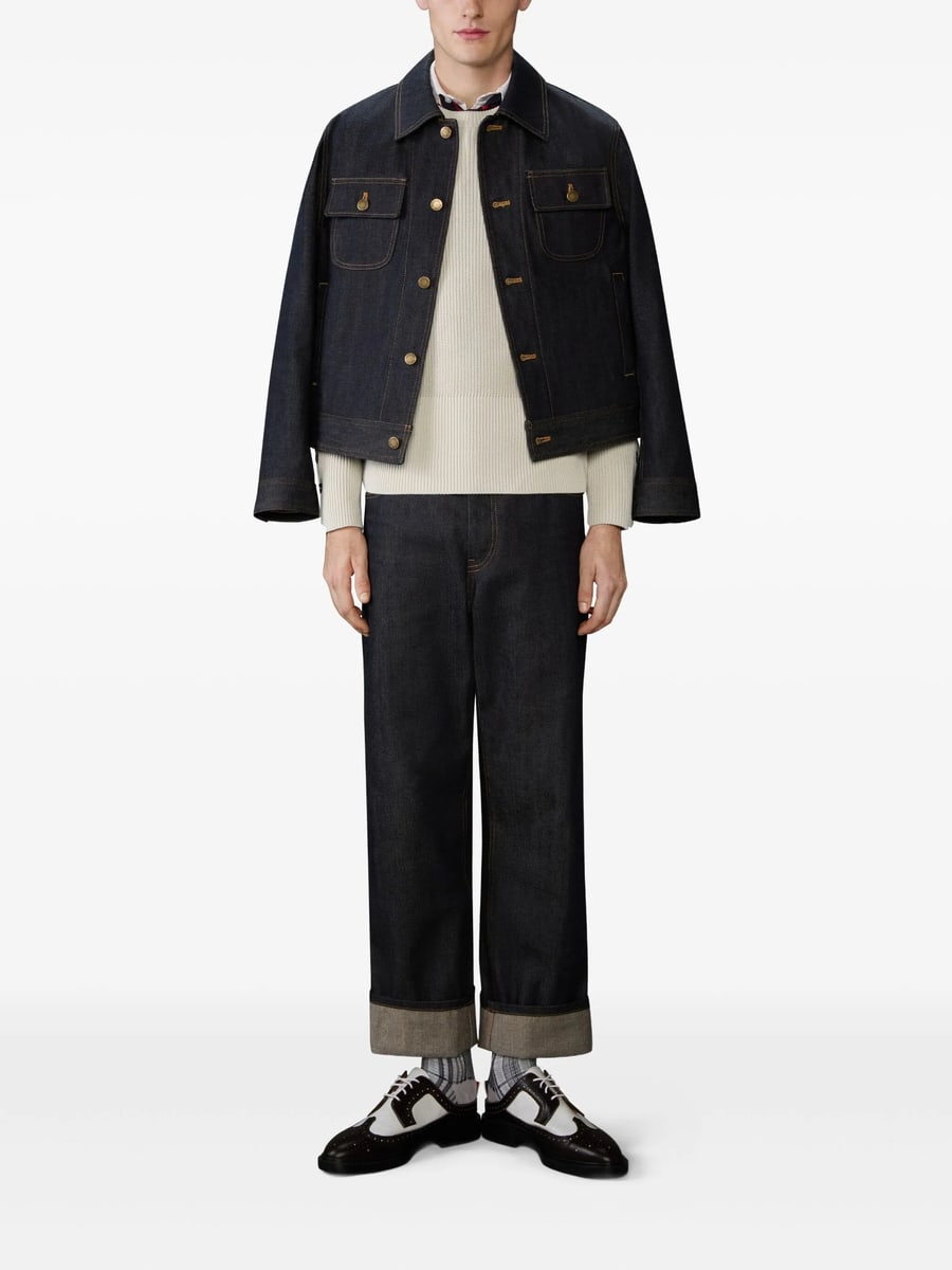 Thom Browne Thom Browne 4-Bar Sweater, view 4