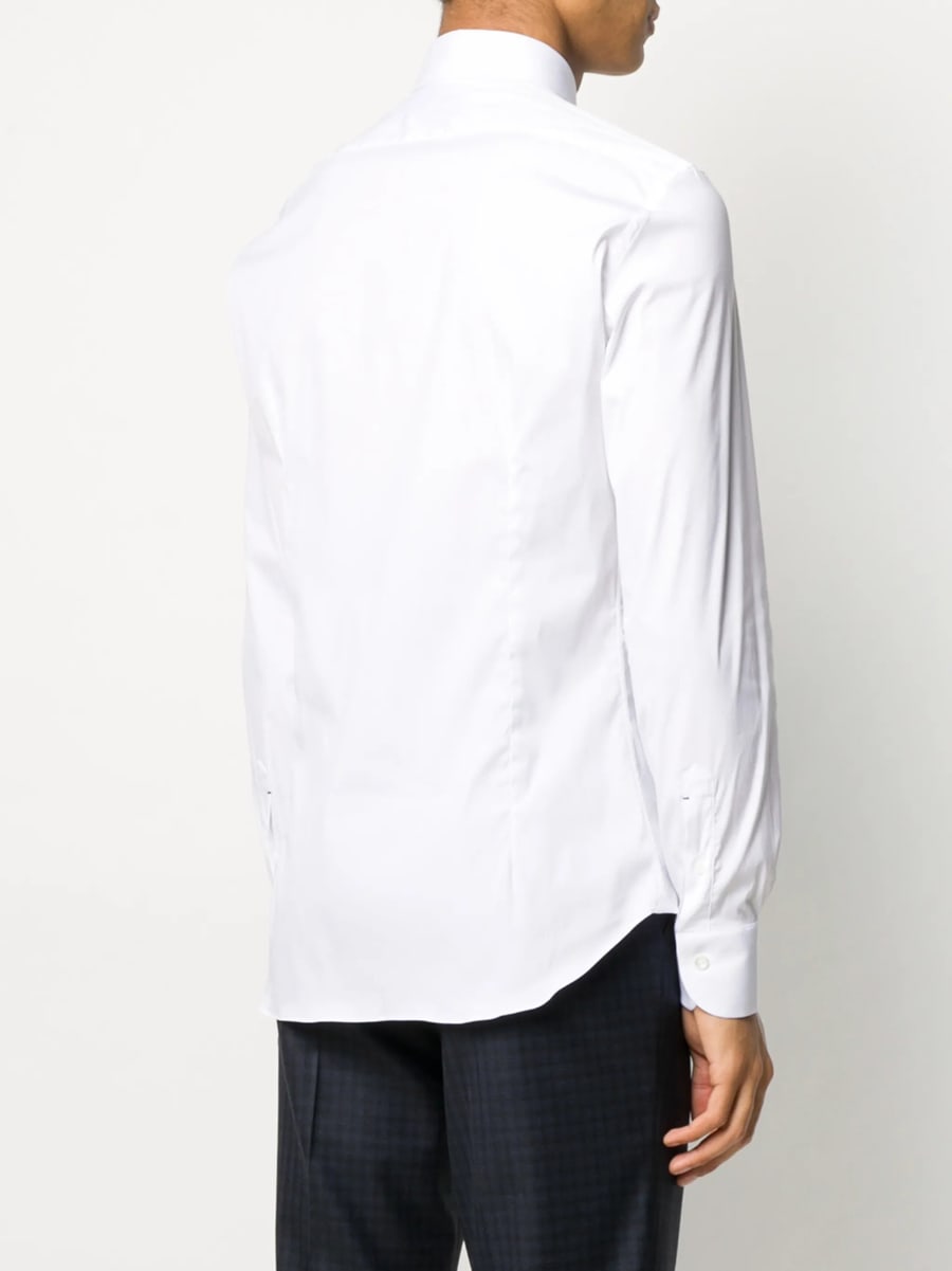 Mazzarelli Mazzarelli Plain Buttoned Shirt, view 3