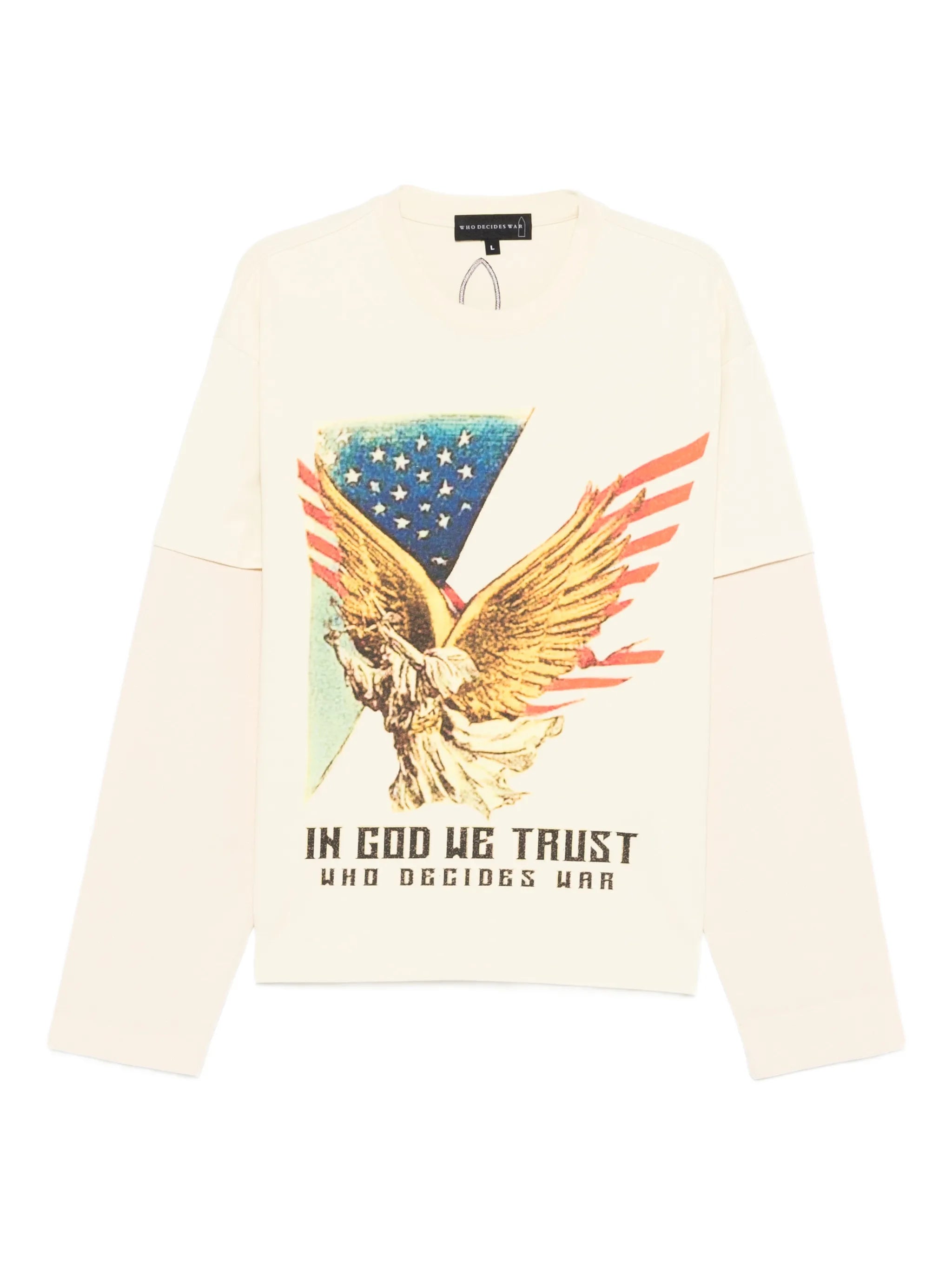 Who Decides War Who Decides War Eagle-graphic Long-sleeve Sweatshirt