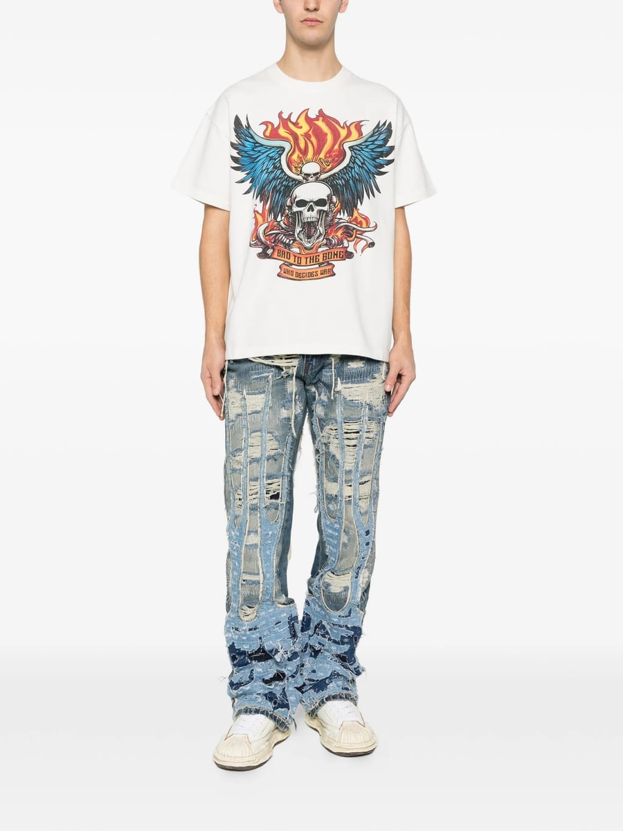 Who Decides War Who Decides War Buttoned Jeans, view 2