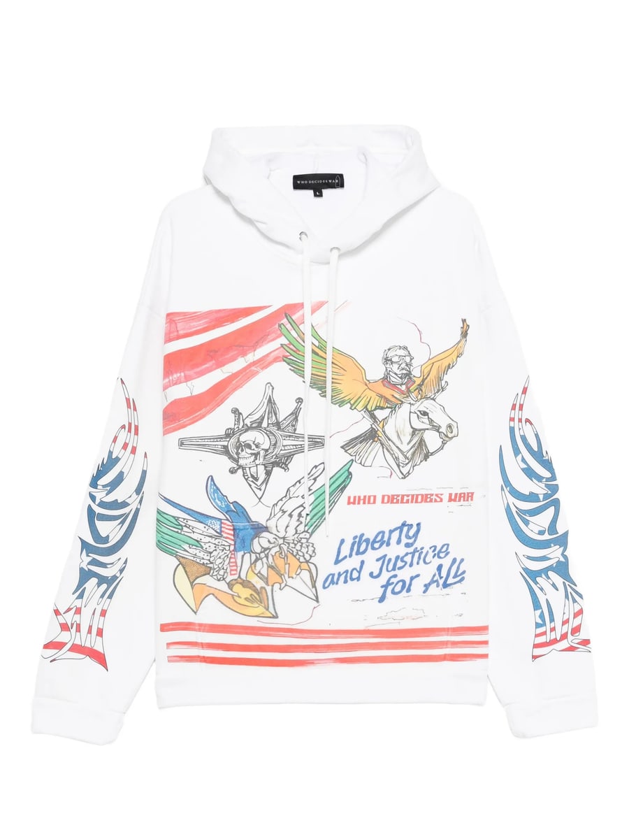 Who Decides War Who Decides War Liberty Graphic-print Hoodie