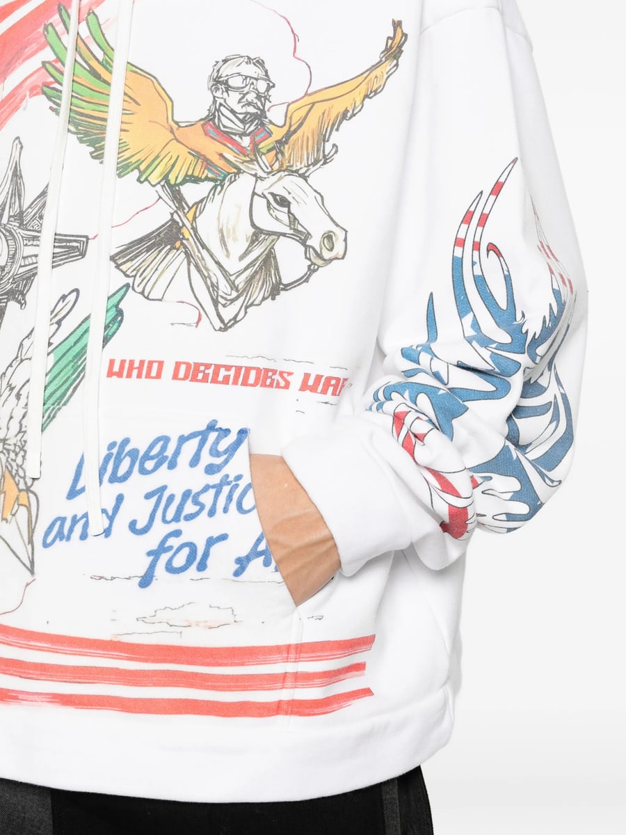 Who Decides War Who Decides War Liberty Graphic-print Hoodie, view 5