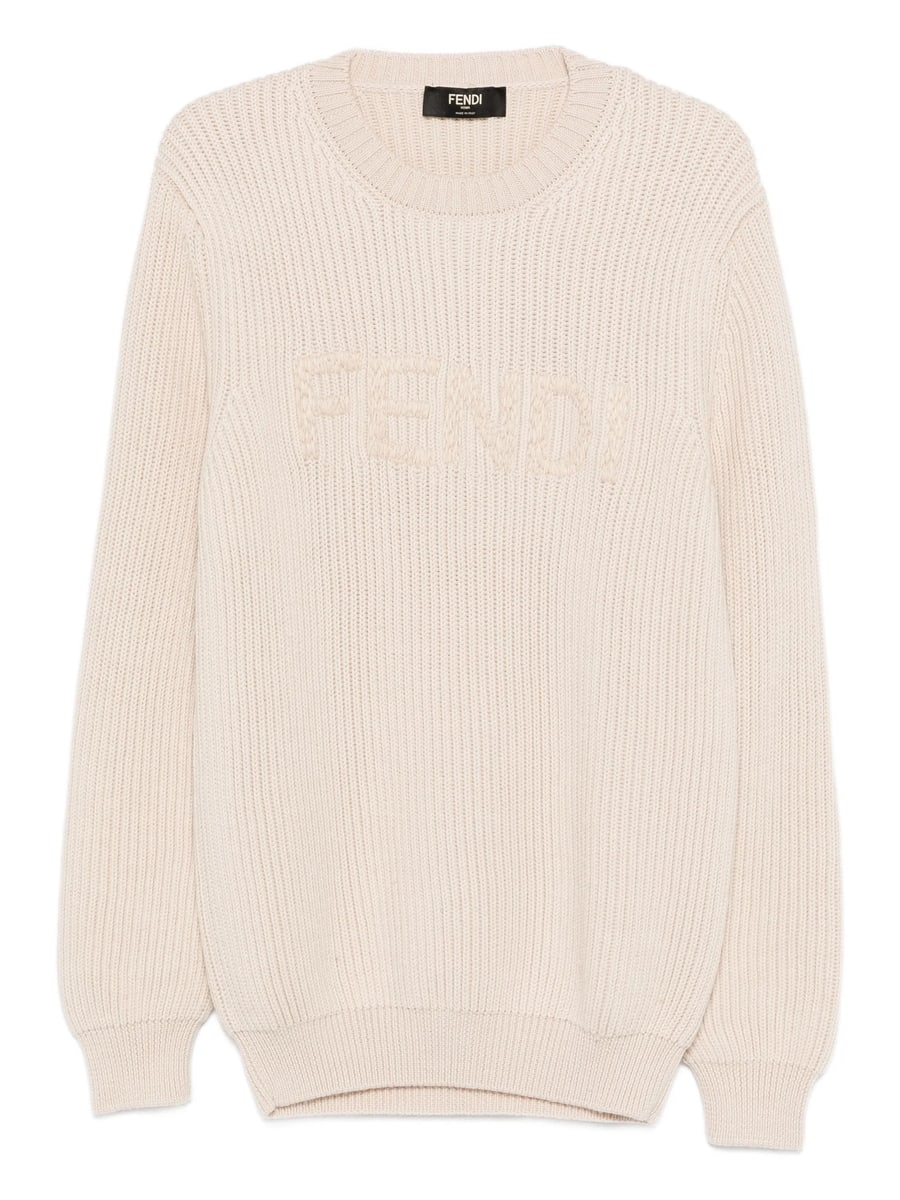 Fendi Fendi Logo-embroidered Sweater